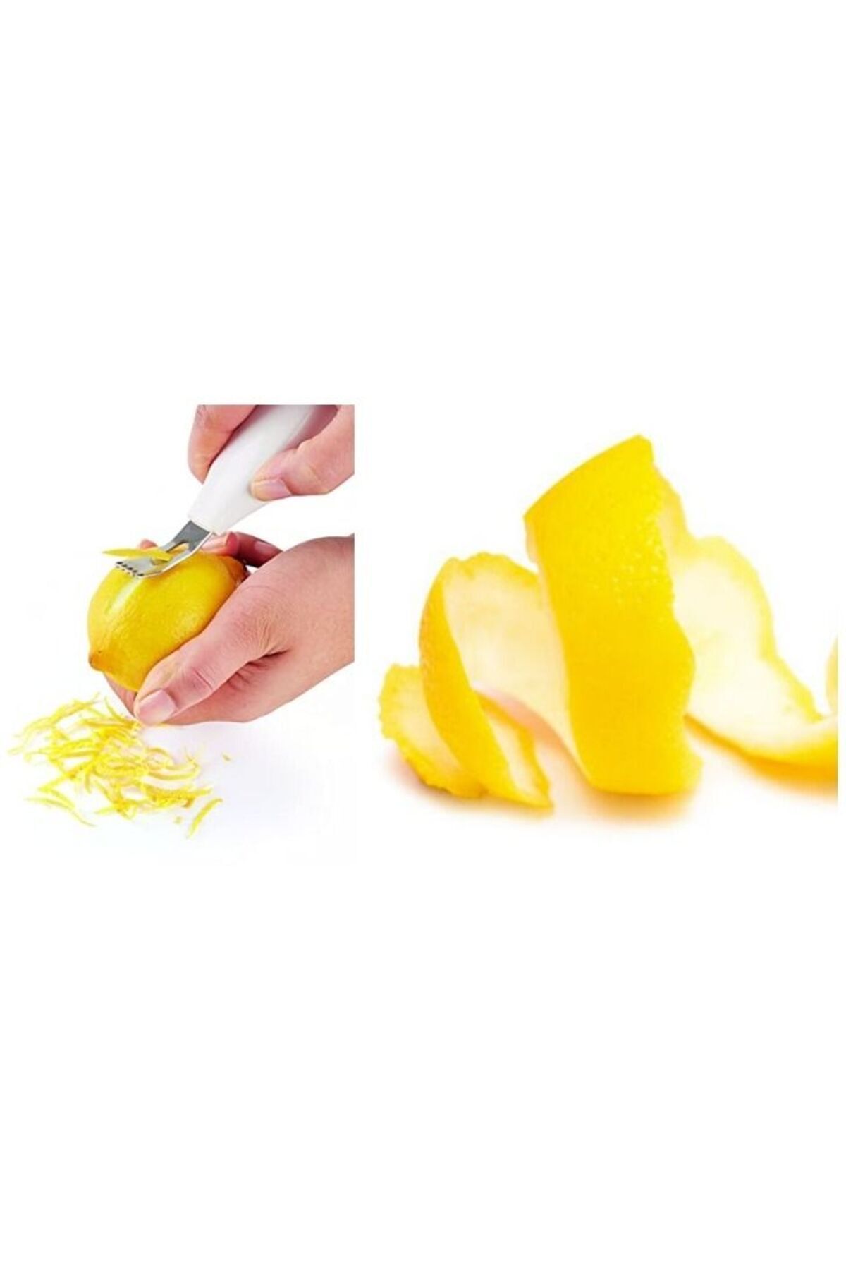 HerEveOyuncak 2 Adet Limon Soyacağıı Ev Limonatası İçin Limon Sıyırıcı (G1)