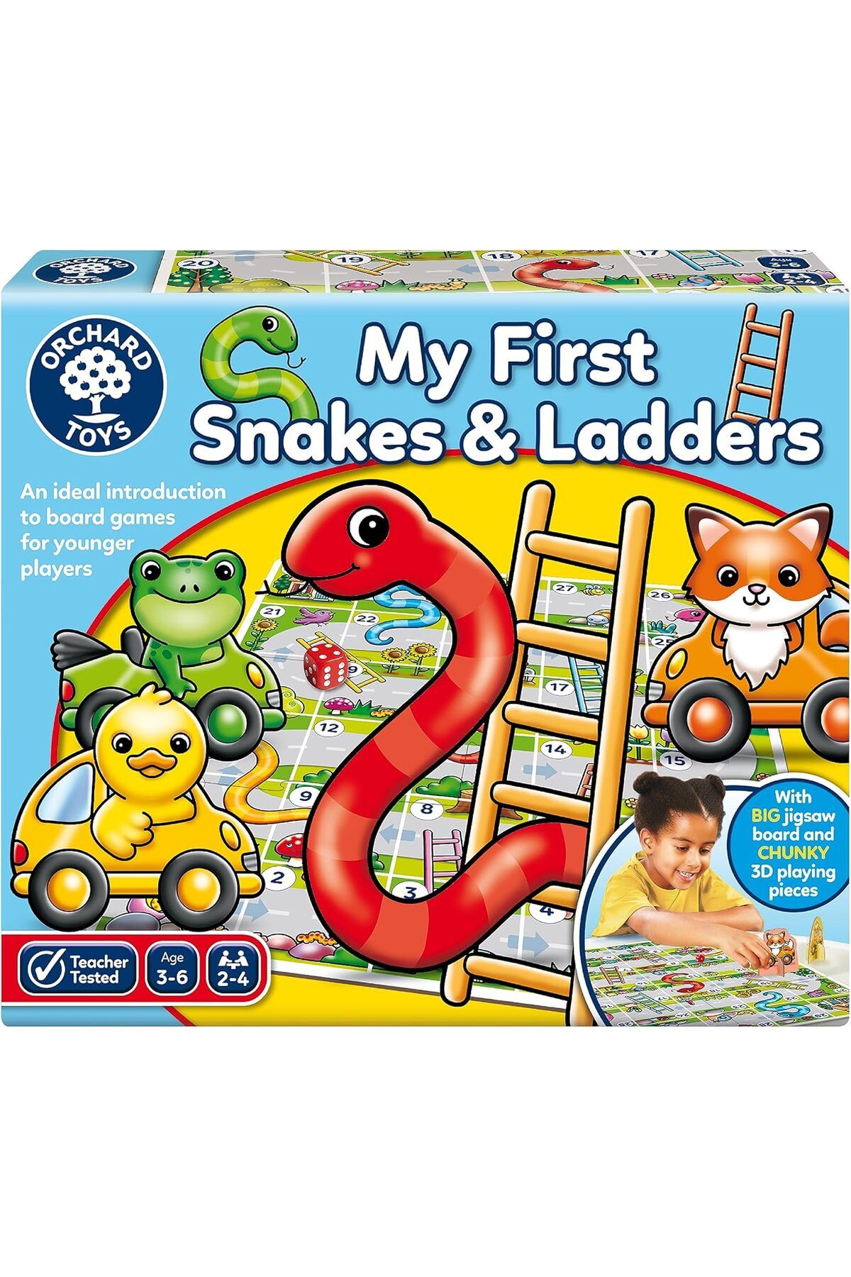 NcK TOYS My First Snakes And Ladders Kutu Oyunu