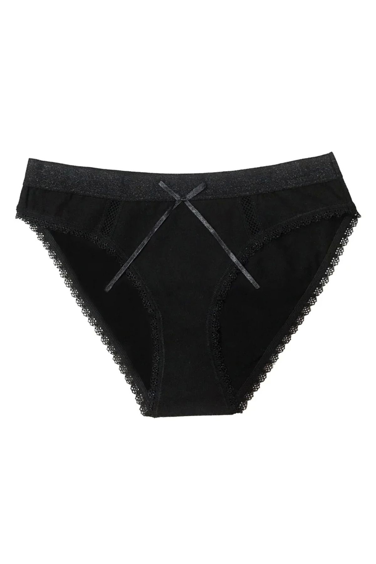 Mulvix Mulvxbrf Brf02 Şahinler Kadın Fiyonklu Fileli Bikini Külot B313 (Mulvix)