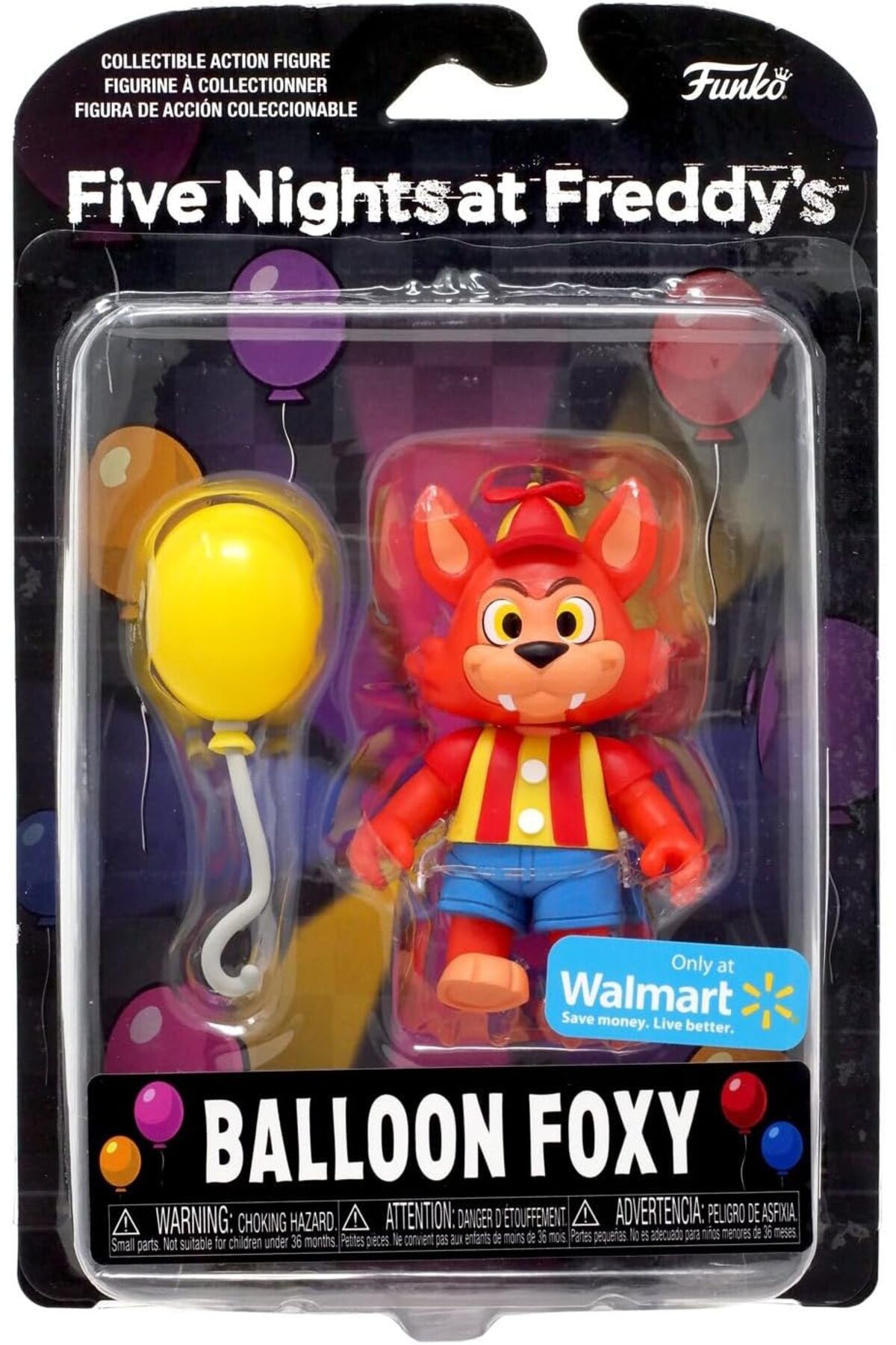 NcK Action Figure FNAF SB- Balloon Foxy