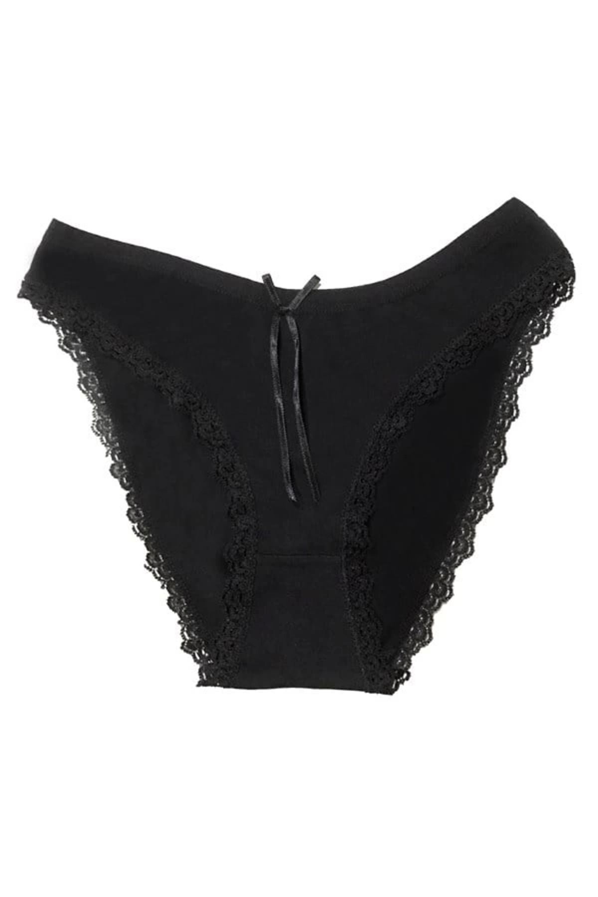 Mulvix Şahinler Kadın Paça Dantelli Ve Kurdele Süslemeli Bikini