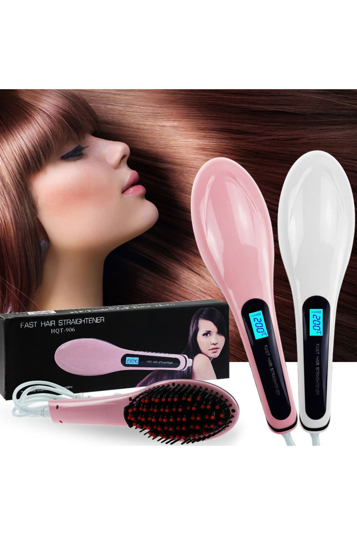 MELFSHOP Miss Hair Saç Düzleştirici Tarak (K0)