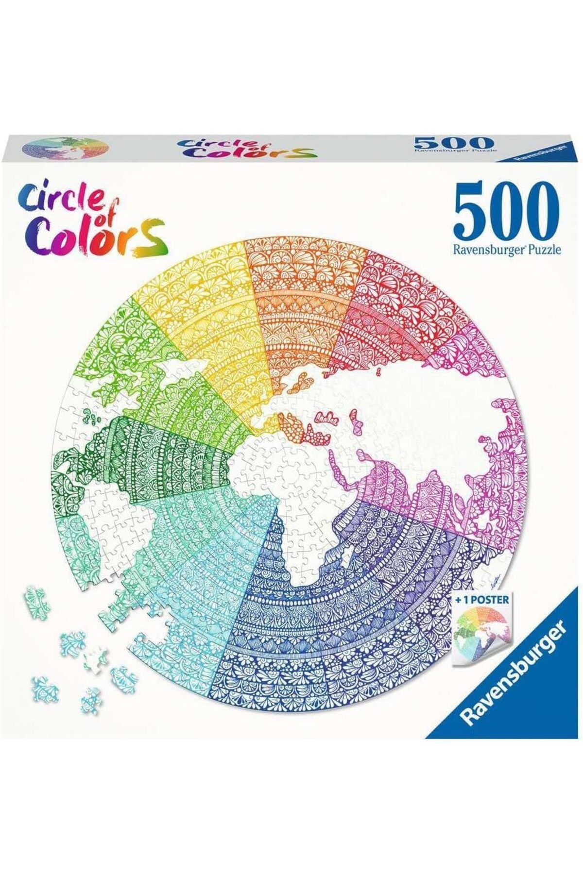 NcK 500 Parçalı Daire Puzzle Mandala