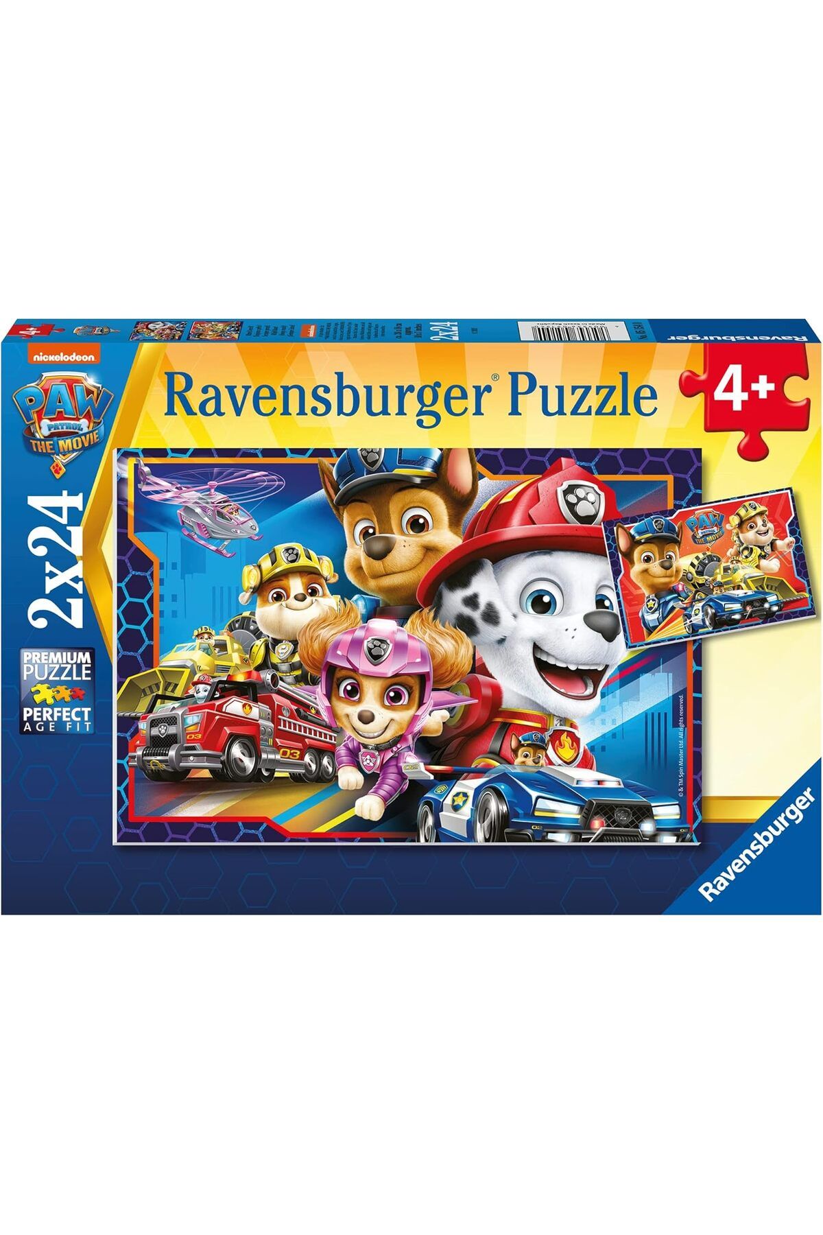 NcK 51540 Paw Patrol Çocuk Puzzle, 2X24 Parça, Çok Renkli