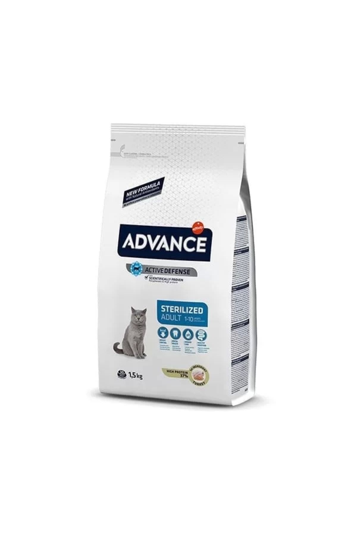 Advance Sterilised Hindili Yetişkin Kısırlaştırılmış Kedi Maması 1.5 Kg