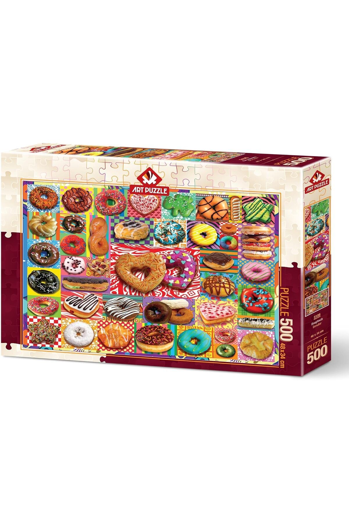 NcK Puzzle Donutlar 500 Parça Puzzle