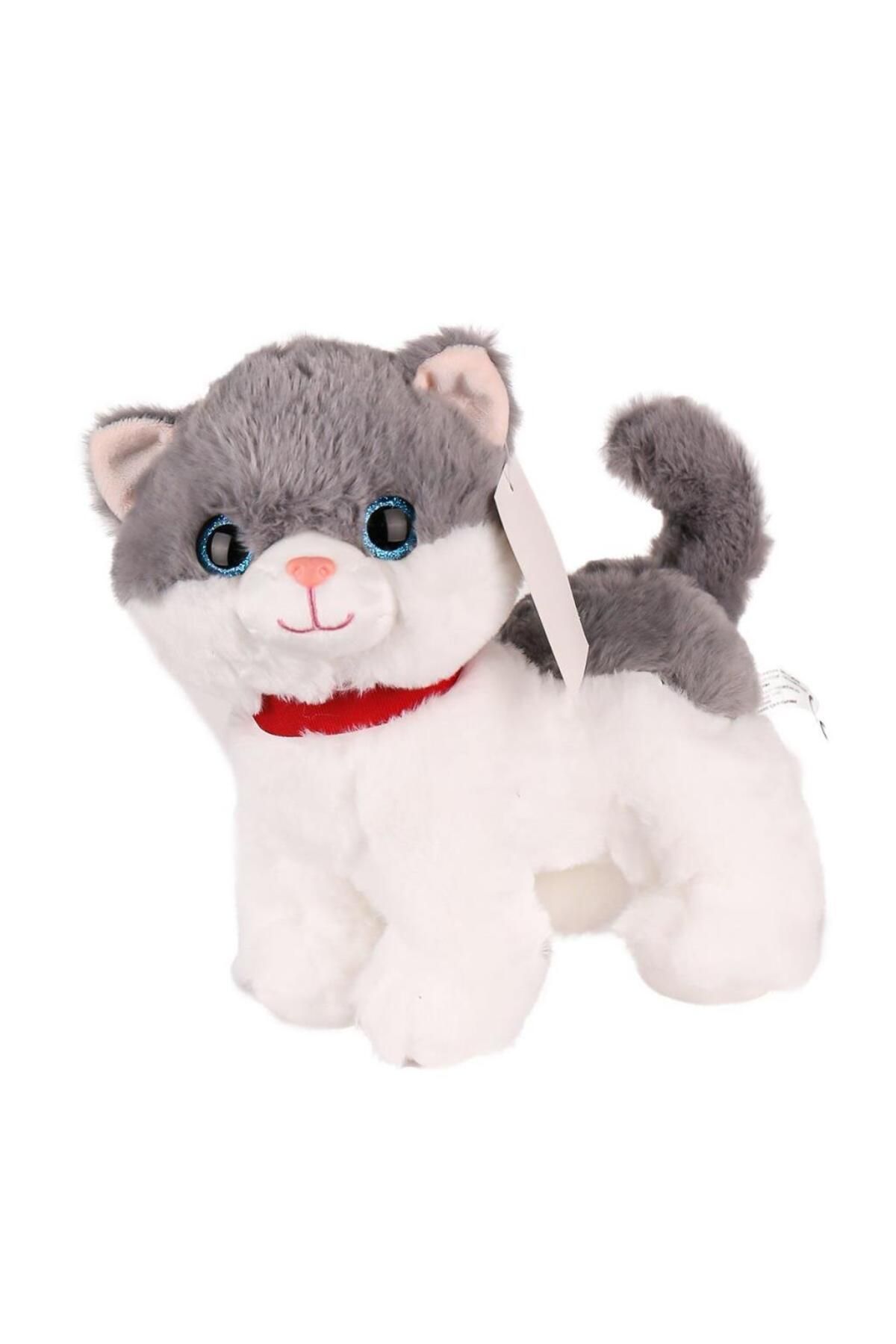 NessiWorld KZL-2311010 Peluş Miyavlayan Kedi -Kızılkaya Oyuncak