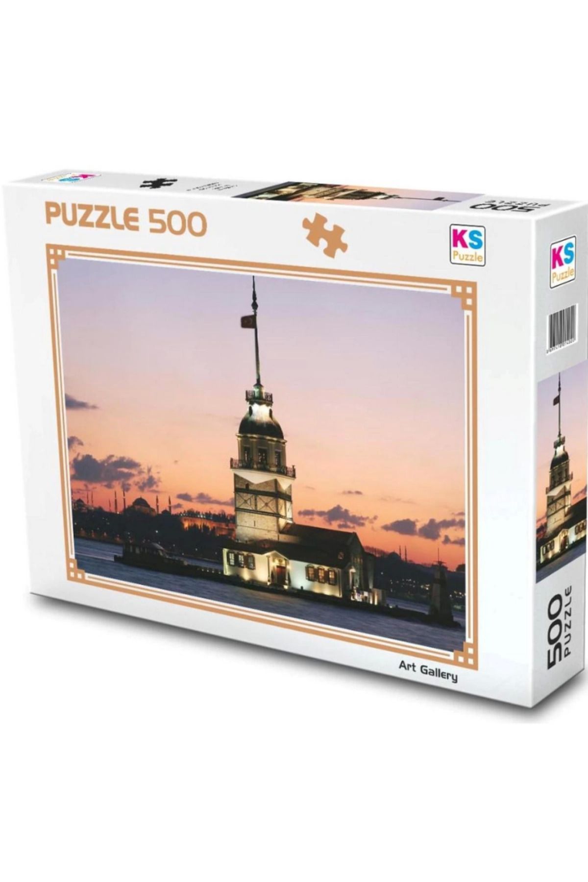 gcaksesuar Nessiworld KS Games Kız Kulesi Gün İstanbul Puzzle 500 Parça 20059