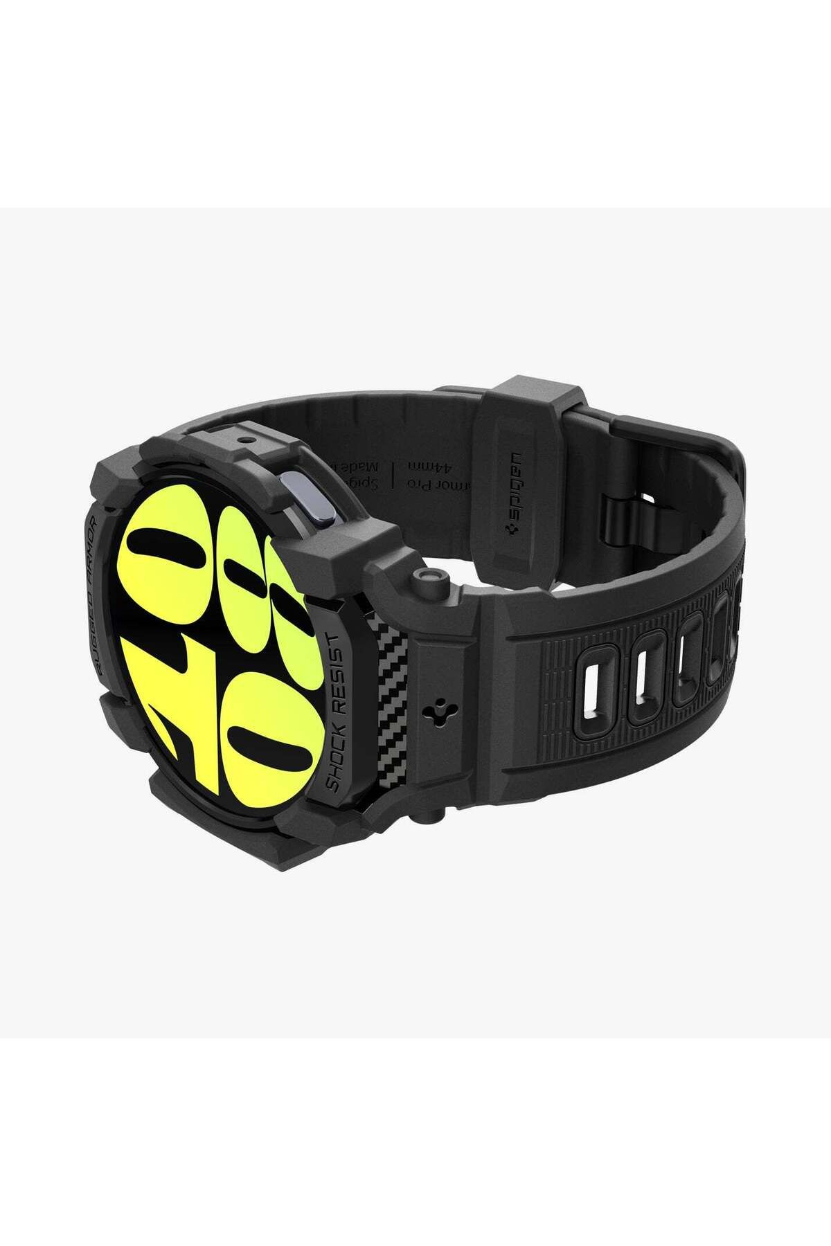 Spigen-Galaxy Watch 7 Pro (44mm) - Case & Lanyard Strap Rugged Armor 3