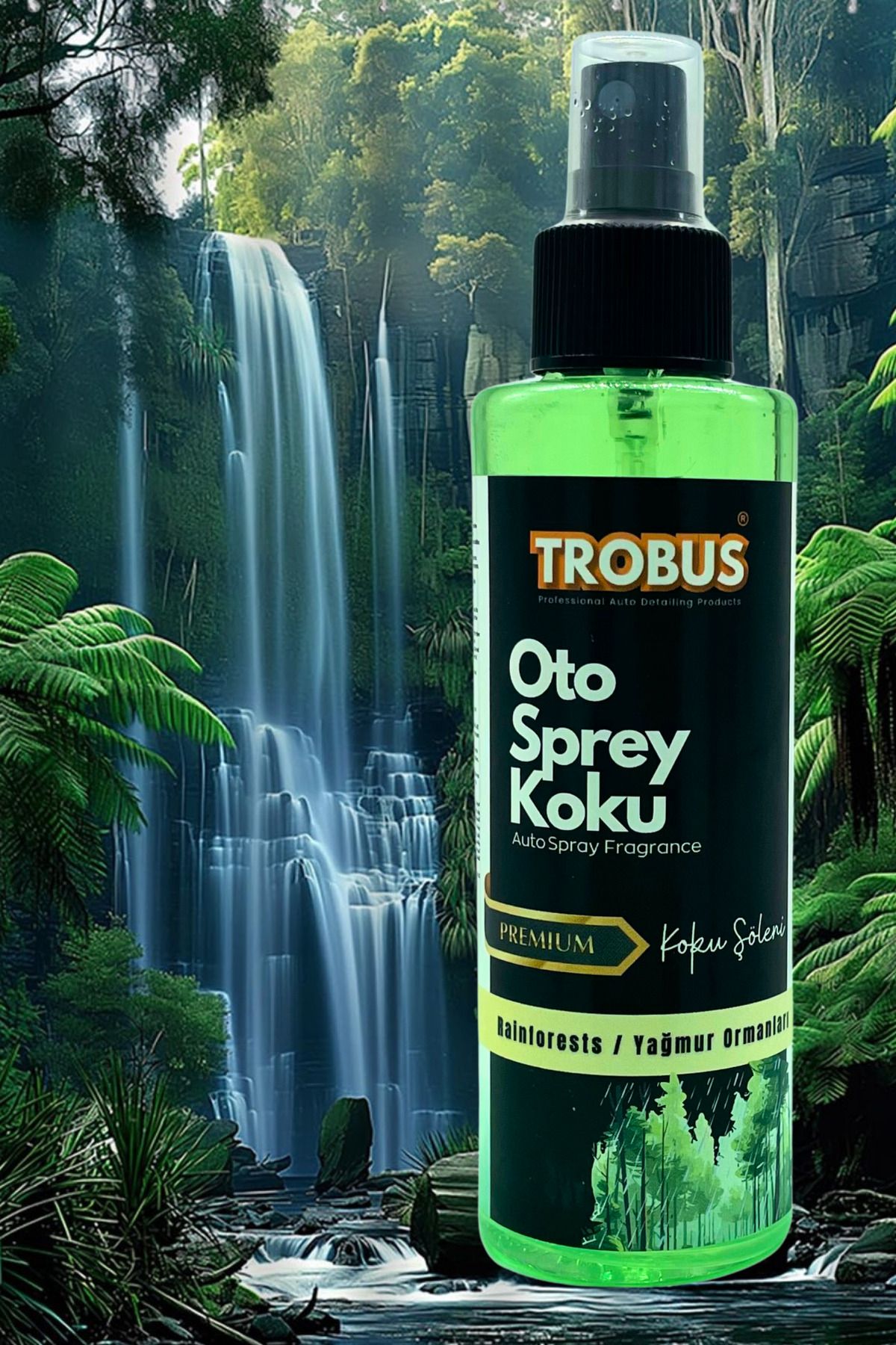 TROBUS Premium Oto Sprey Koku - Rainforests (Yağmur Ormanları)