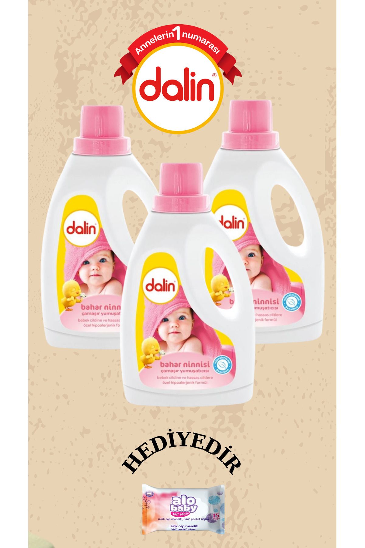 Dalin Yumuşatıcı Bahar Ninnisi 1500 ml 3 Adet