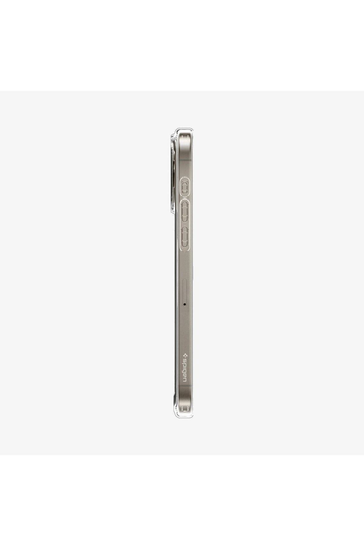 Spigen-Natural Titanium Case for iPhone 15 Pro Max - Magsafe, Ultra Hybrid Zero One - Acs07211 5