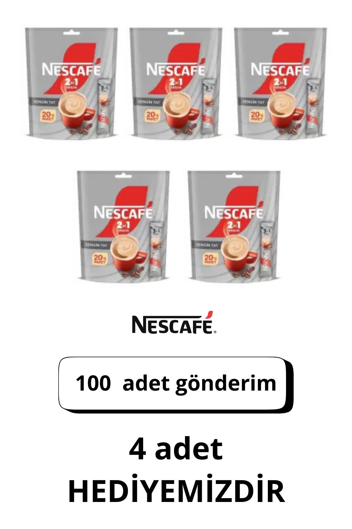 2'si 1 Arada Hazır Kahve 96 Lı