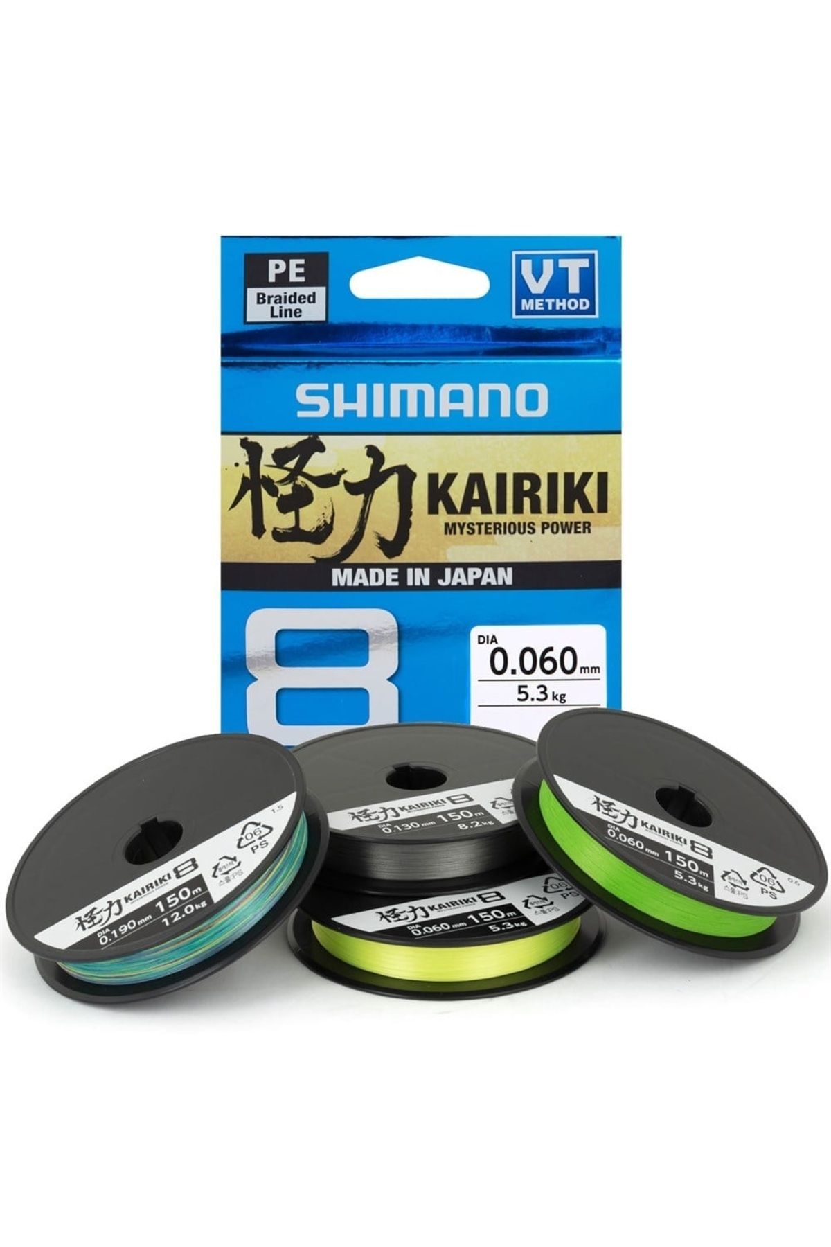 Shimano Kairiki 8 150m Steel Gray 0.130mm/8.2kg