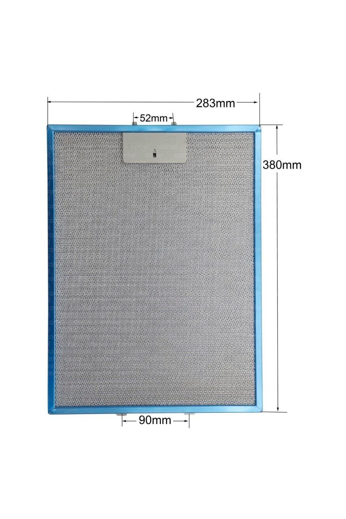 HGNM E Trading 2 Adet Davlumbaz Aspiratör Filtresi 283×380 mm Bosch, Siemens,  28.3×38 cm YT142.1172.09