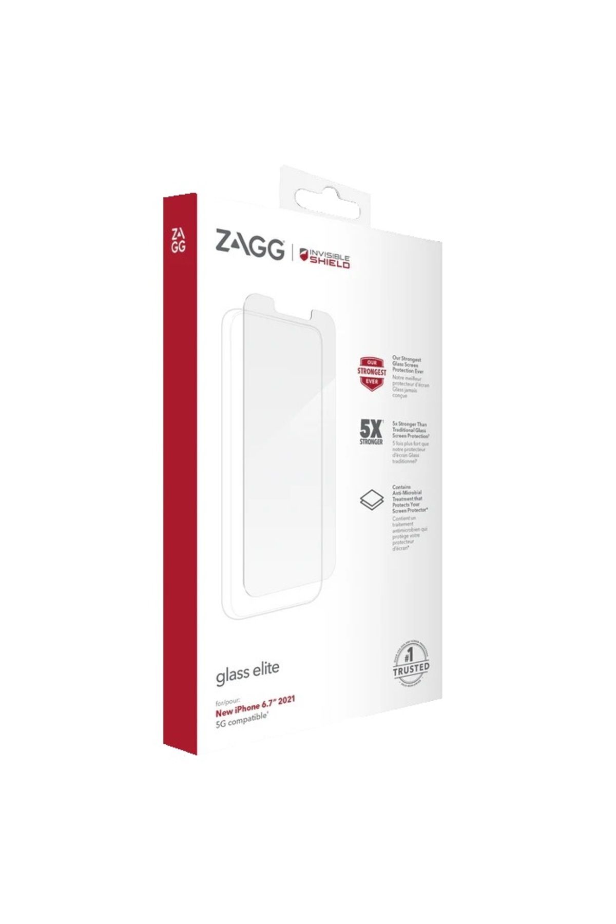 Zagg Invisible Shıelo İphone 14 Plus & 13 Pro Max Elite Kırılmaz Cam Ekran Koruyucu