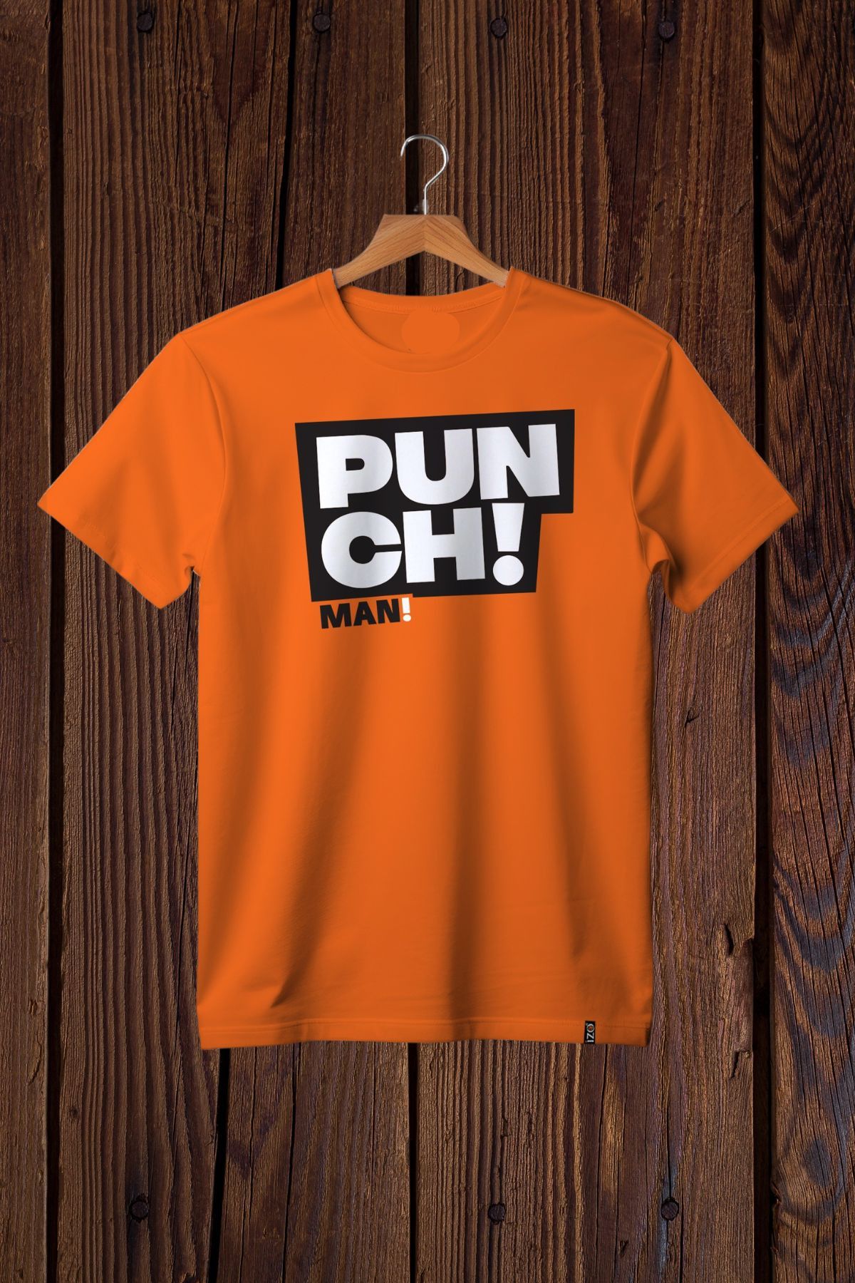 FECCY Pamuklu Punch Turuncu Oversize T-shirt