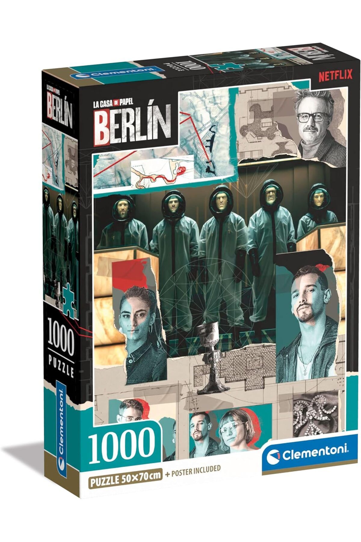 NcK 1000 Parça La Casa De Papel Puzzle Berlin 1 (Compact Box)