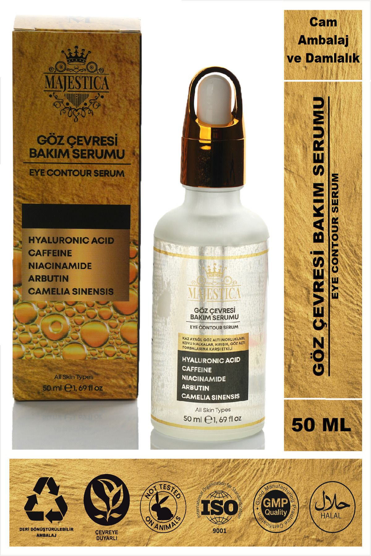 Majestica Göz Çevresi Bakım Serumu 50 ml Eye Contour Serum