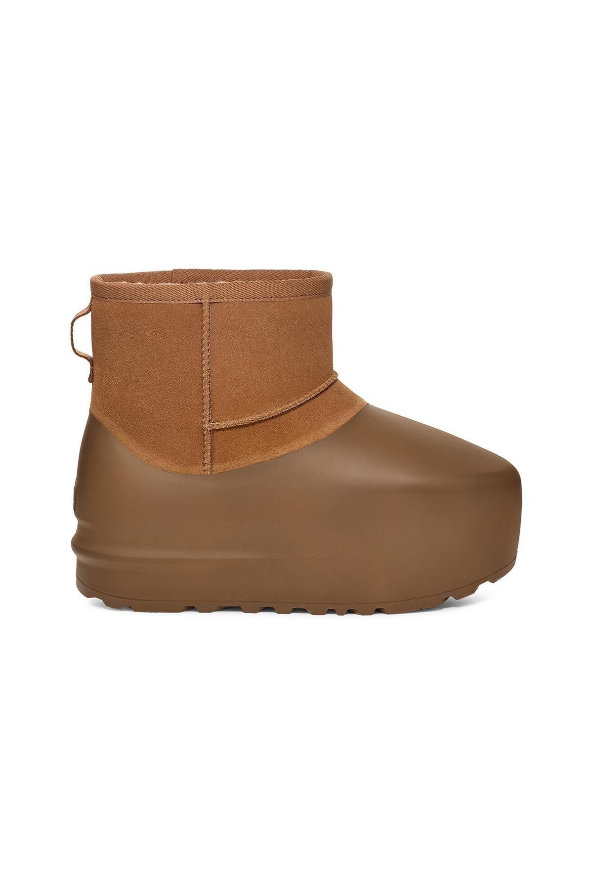 UGG W CLASSIC MINI PUMPED MOLDED CHESTNUT (TABA) 1158370