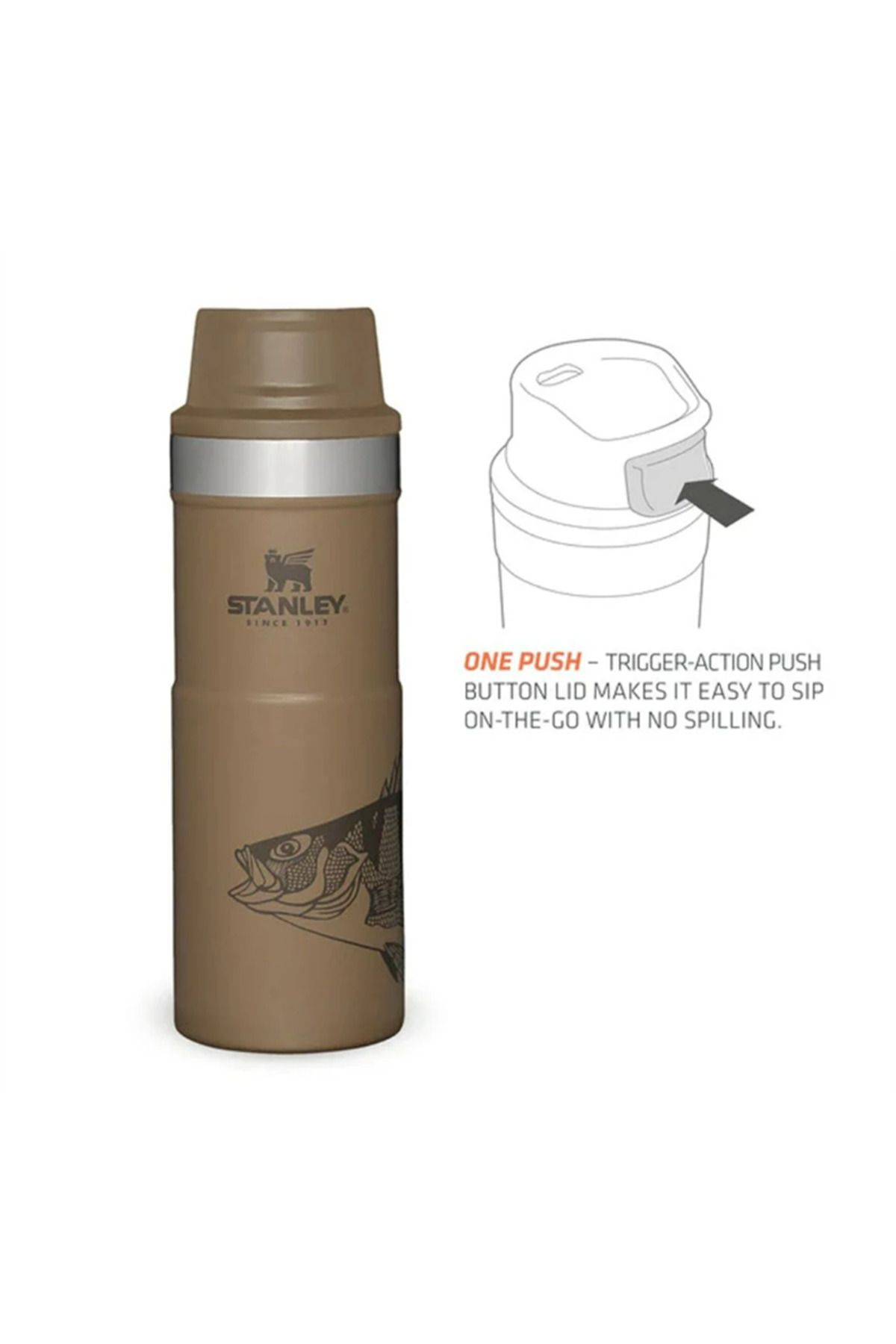 Stanley-0.47 Lt Classic Trigger-Action Thermos Cup 4