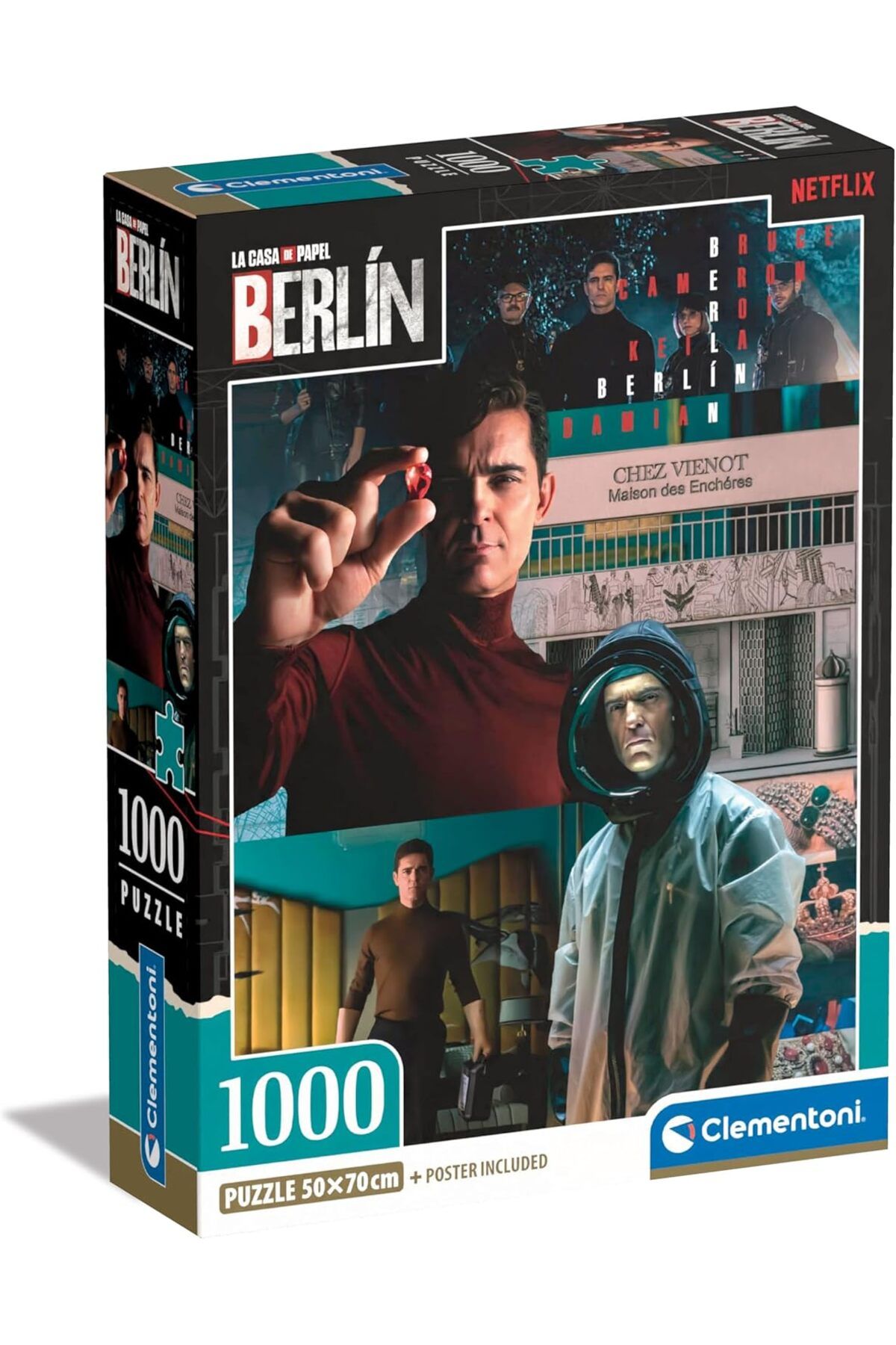 NcK 1000 Parça La Casa De Papel Puzzle Berlin 3 (Compact Box)