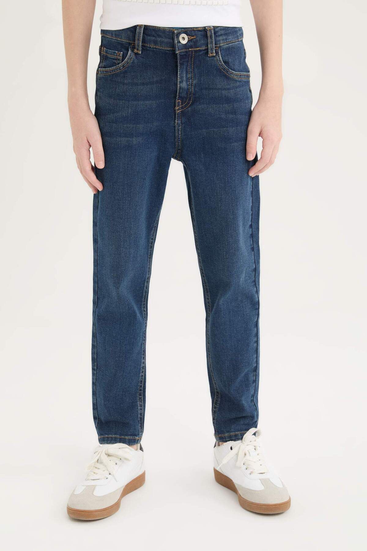 شلوار جین آبی پسرانه و بچگانه BOY JEAN NM28 MID Defacto