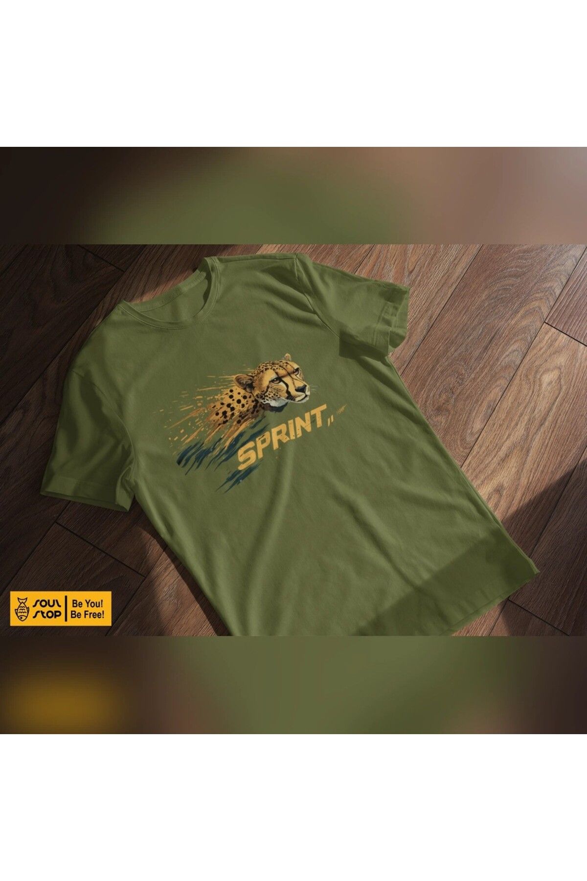 soul stop where freedom flows against the current Sprint Çita -  T - Shirt