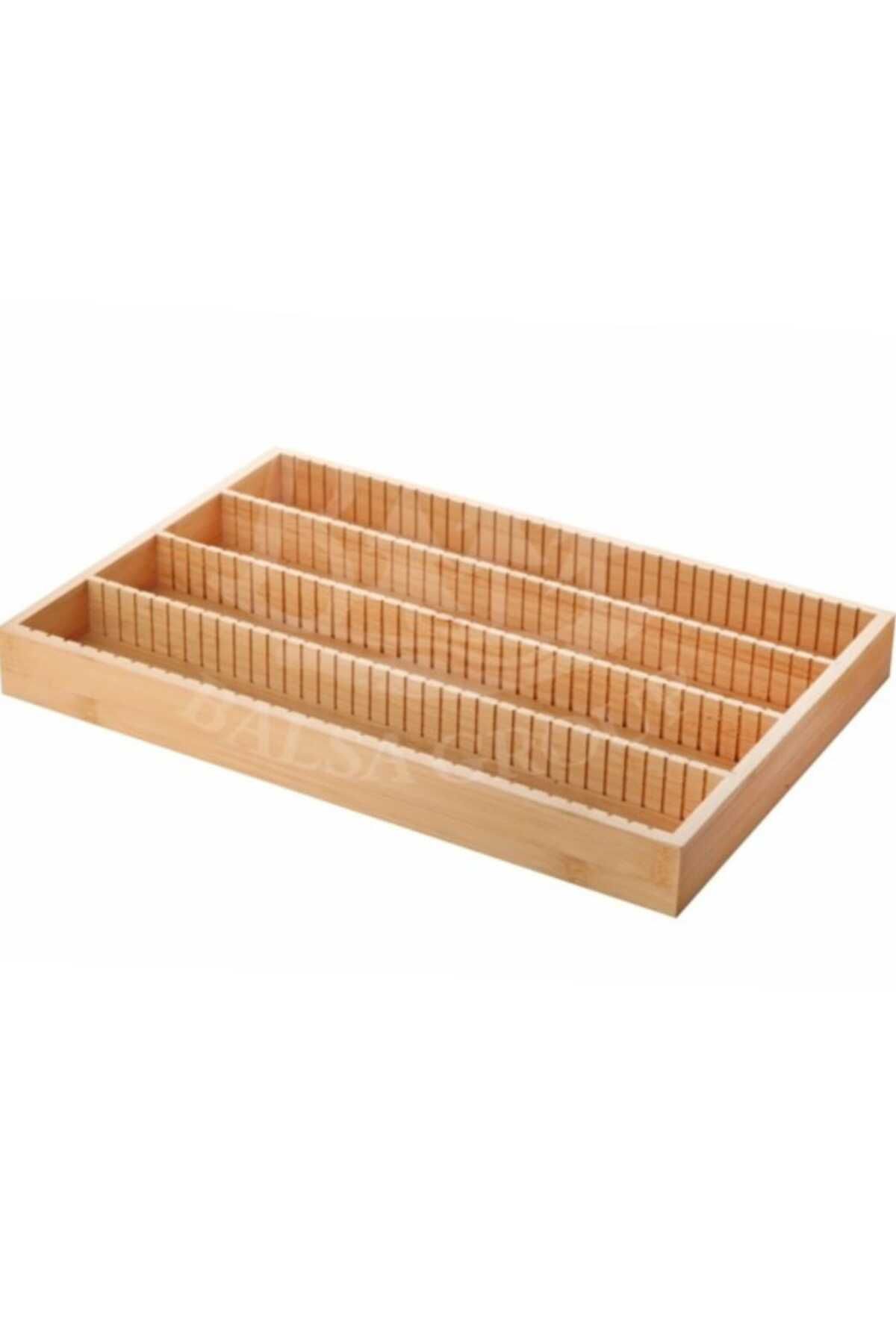 BALSA Bambu Dikdörtgen Çok Amaçlı Sunumluk 37,5x25x4 cm BMB71