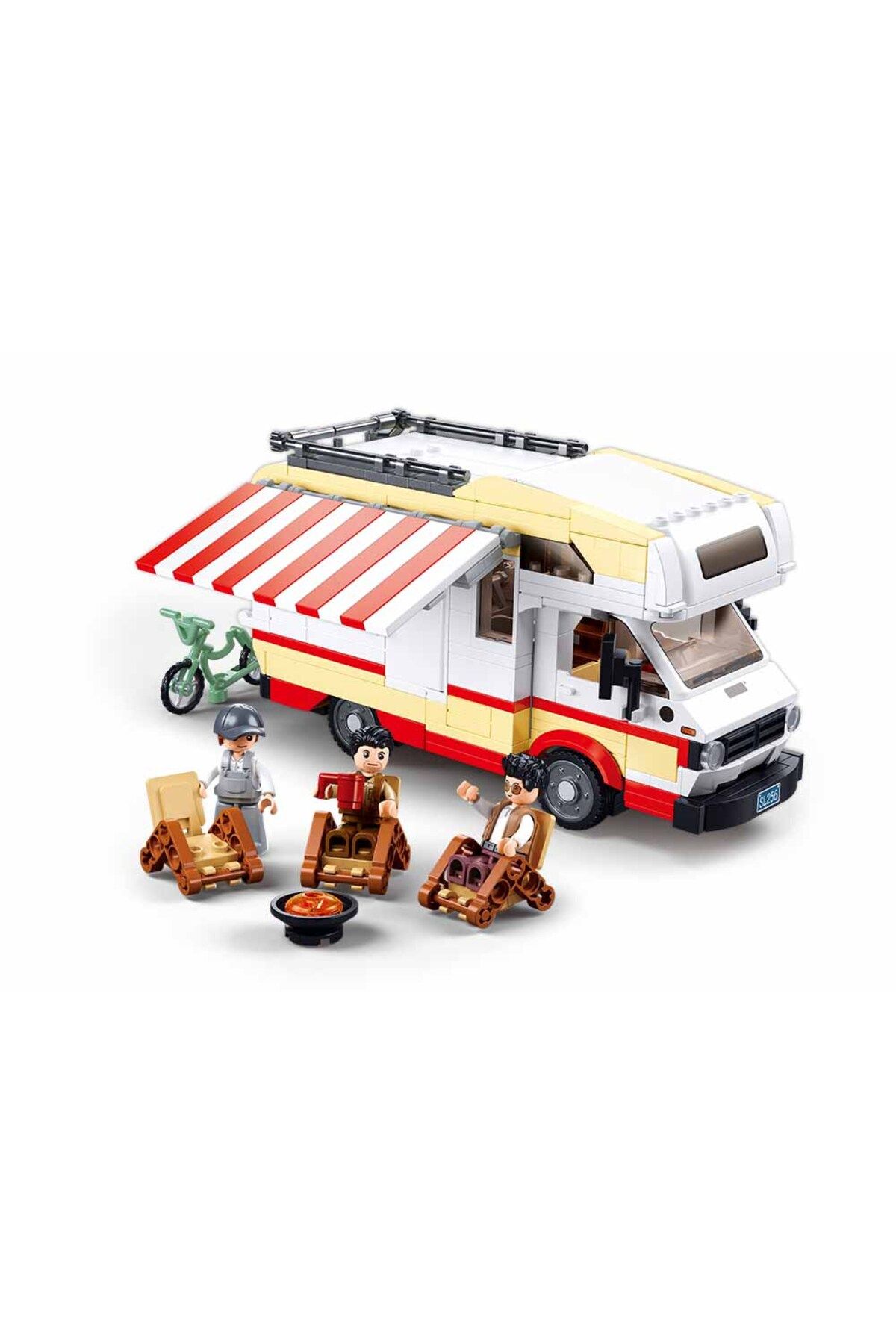 Sluban-Model Bricks Series - RV Building Blocks 506 Pieces, with Minifigures 3