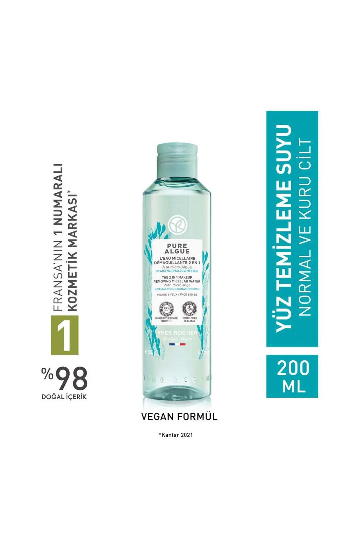 Yves Rocher Miseler Su - Normal ve Kuru Cilt / Pure Algue- 200 ml