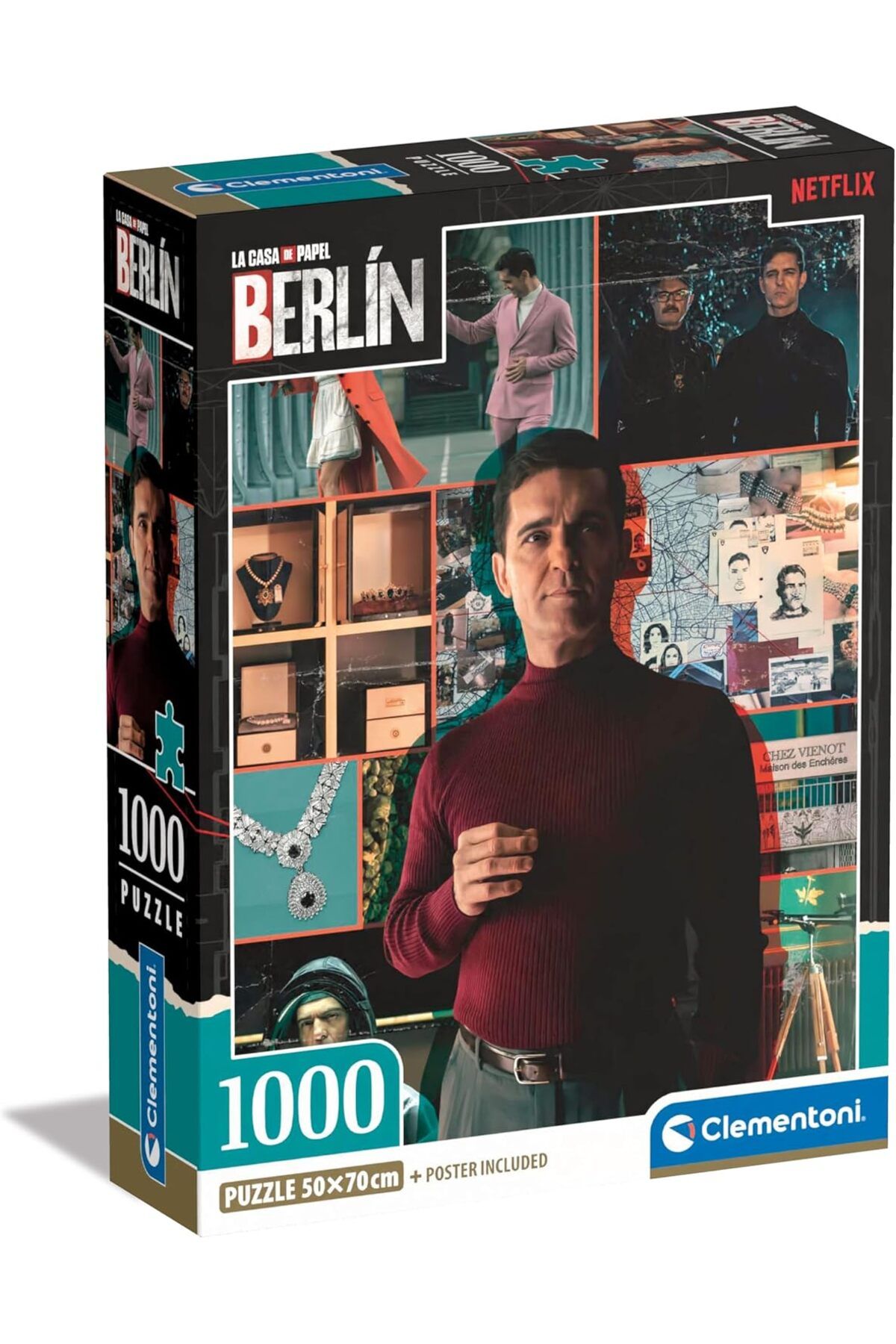 NcK 1000 Parça La Casa De Papel Puzzle Berlin 2 (Compact Box)