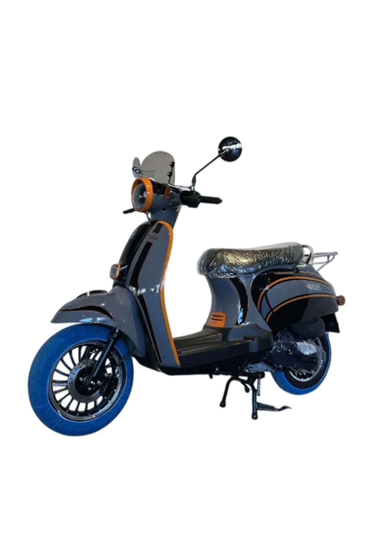 Falcon Turtle 50 Benzinli Scooter - Gri/Siyah
