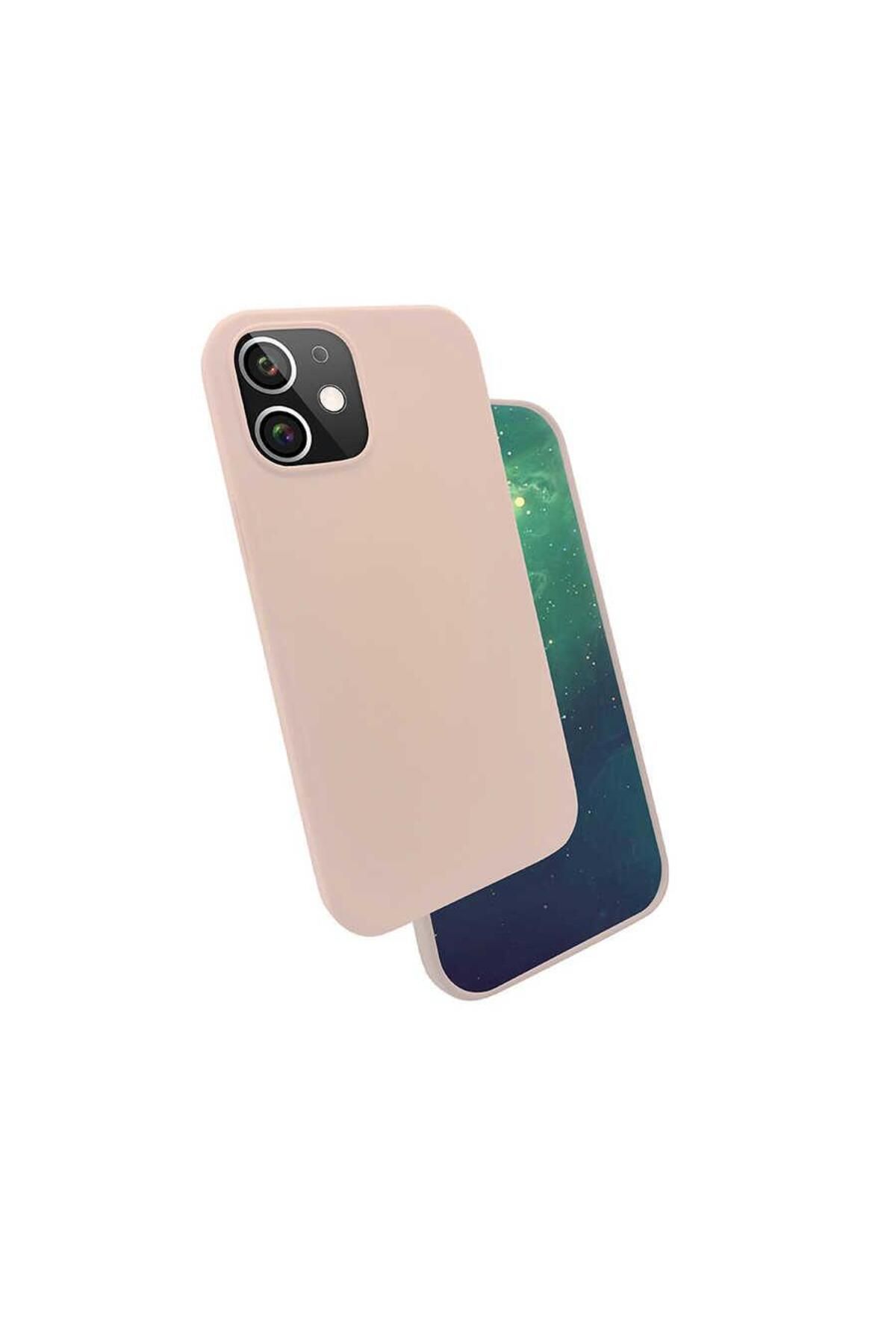 Musal iPhone 12 / 12 Pro Kılıf Kadife İç Yüzey Wireless Destekli Silk Silikon