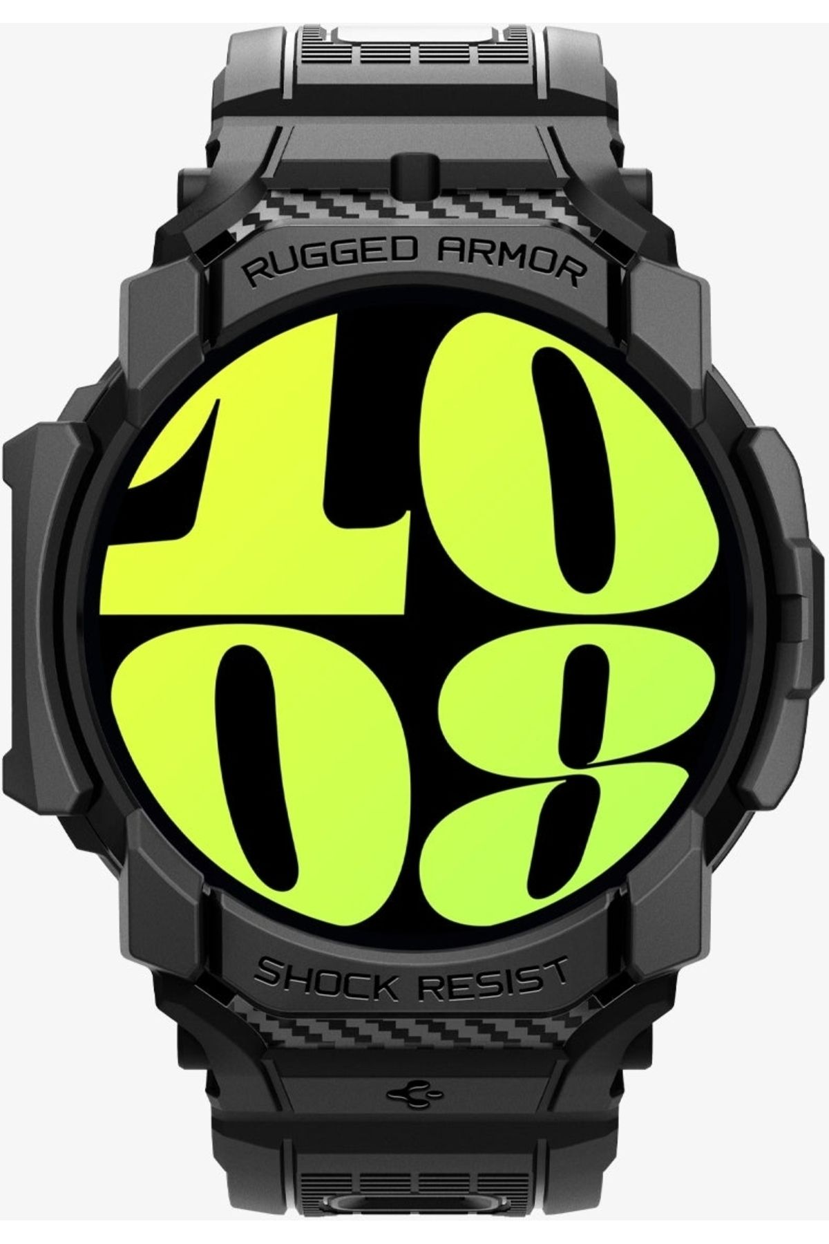 Spigen-Galaxy Watch 7 Pro (44mm) - Case & Lanyard Strap Rugged Armor 1