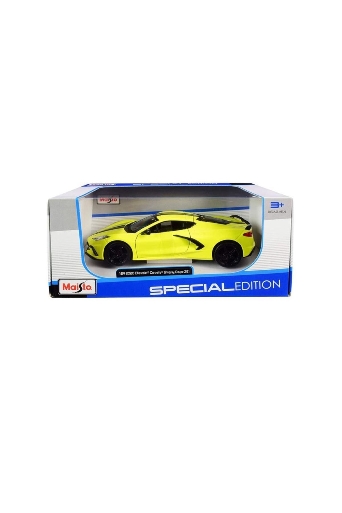 gcaksesuar Nessiworld MAY 31527 Maisto 1/24 2020 Model Chevrolet Corvette Stingray Coupe z51