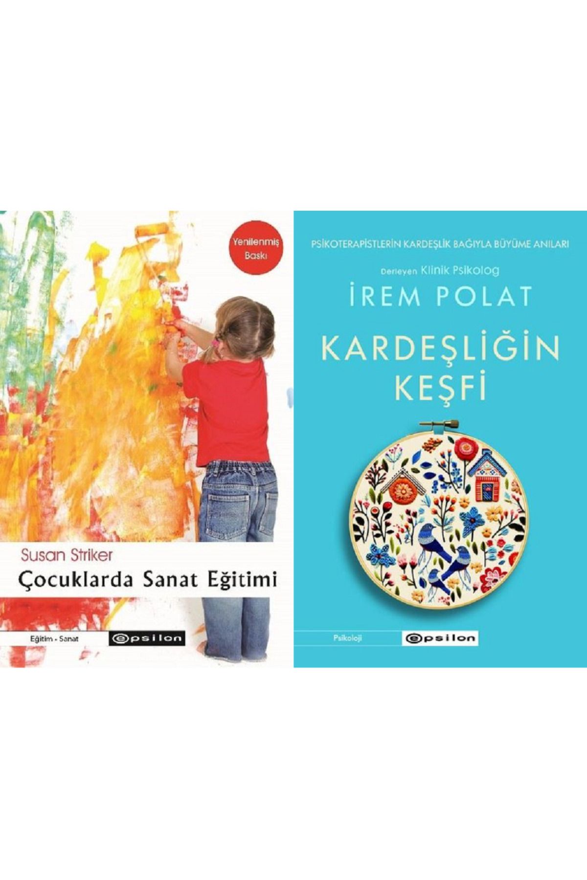 Epsilon Yayınevi Çocuklarda Sanat Eğitimi + Kardeşliğin Keşfi 2 Kitap Set