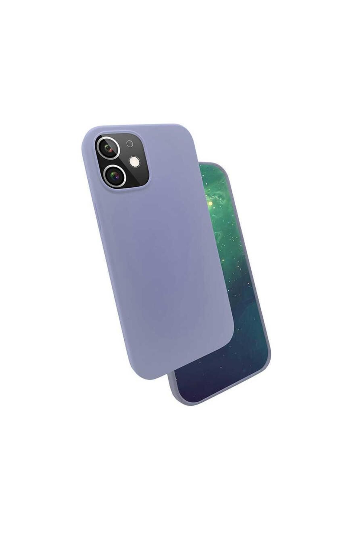 Musal iPhone 12 / 12 Pro Kılıf Kadife İç Yüzey Wireless Destekli Silk Silikon