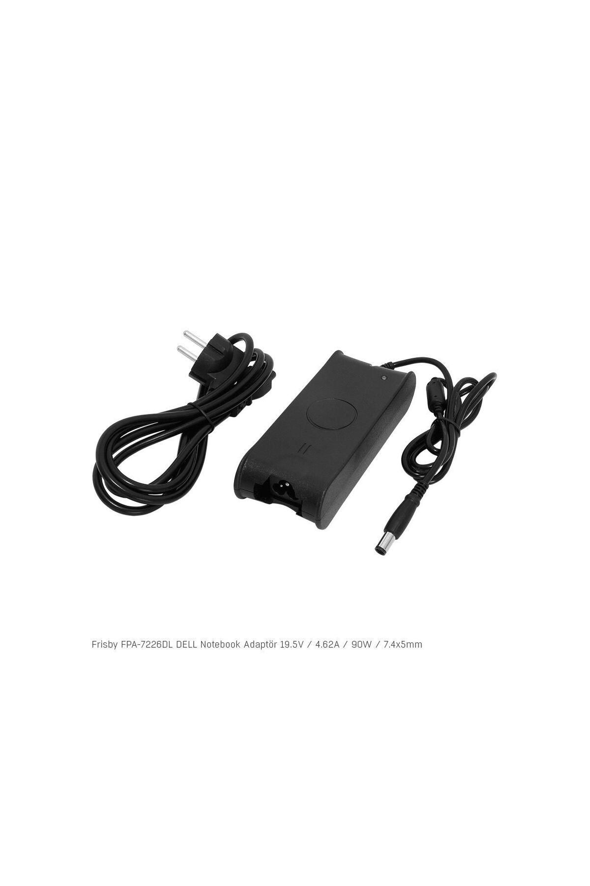 Vobotek Teknoloji Frisby FPA-7226DL Notebook Adaptör (Dell) 19.5V 4.62A (Uç Boyutu : 7.4 x 5.0mm)