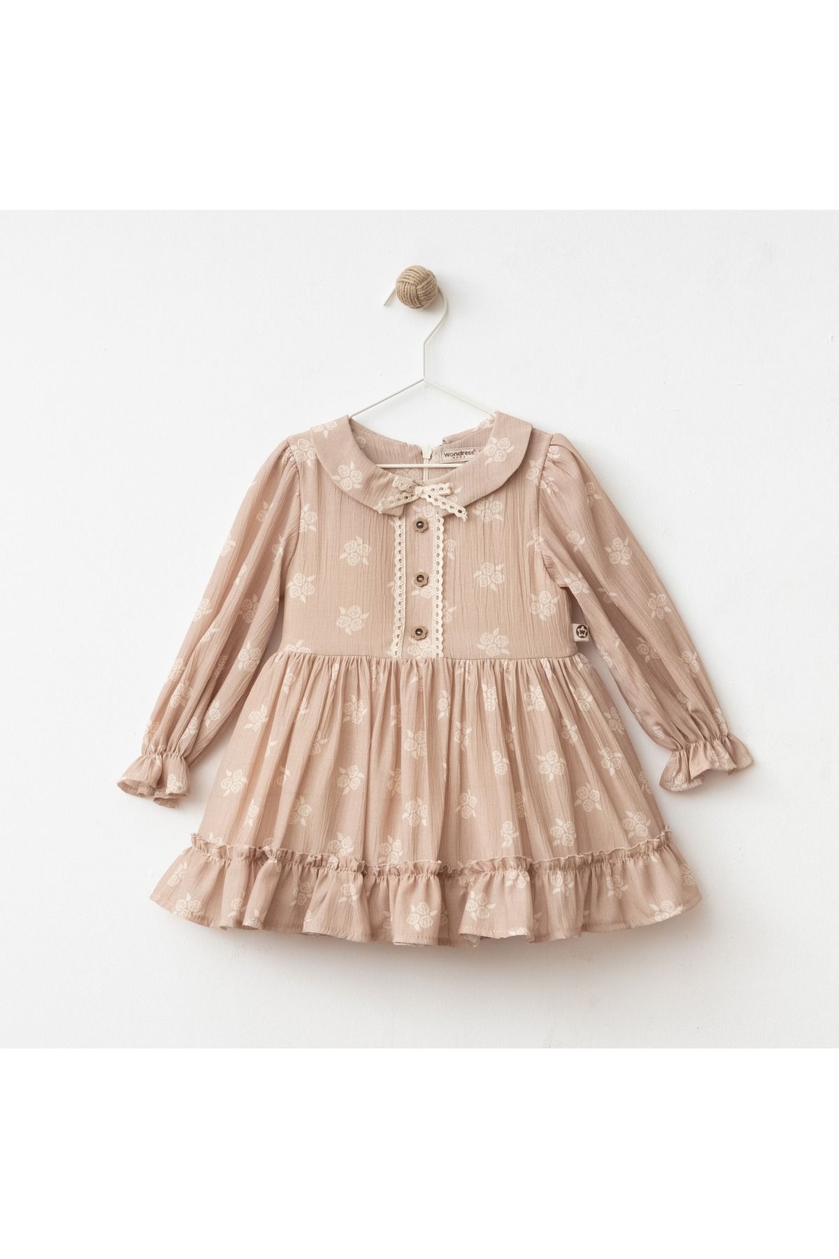 WONDRESS BABY Wondress Rose Krinkıl Kız Bebek Elbise