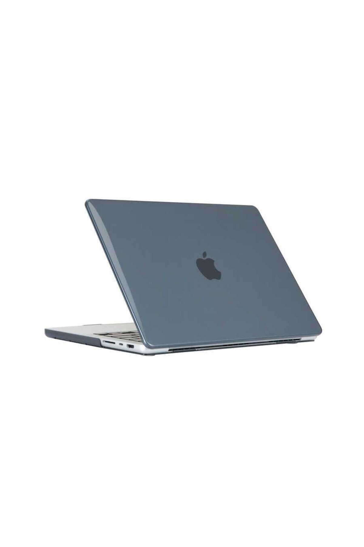 TEQSMA Macbook Pro 14.2 2023  uyumlu A2779 MSoft Kristal Kapak