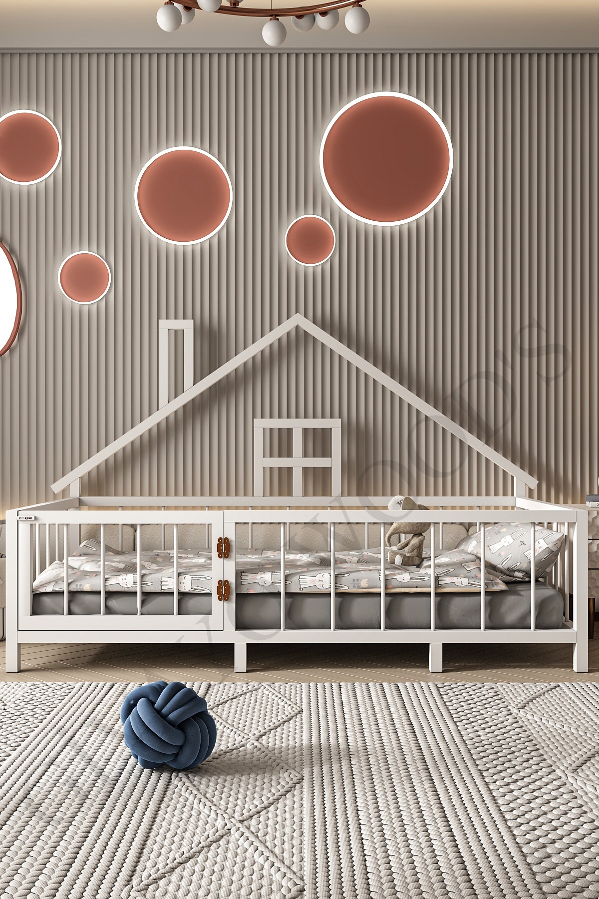 GİVAYO WOOD'S Wilma Bebek Çocuk Montessori MDF Yatak fotoğrafı 2 (önizleme)