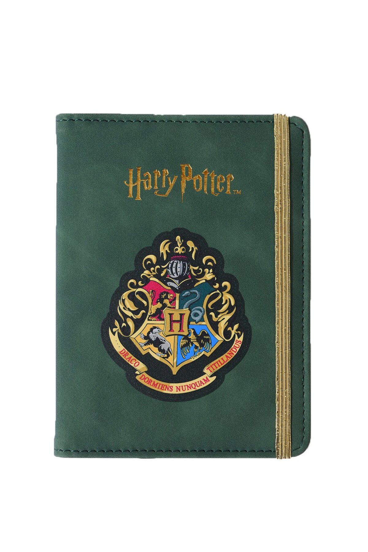 Miniso Harry Potter Lisanslı Bantlı Pasaport Kılıfı - Yeşil