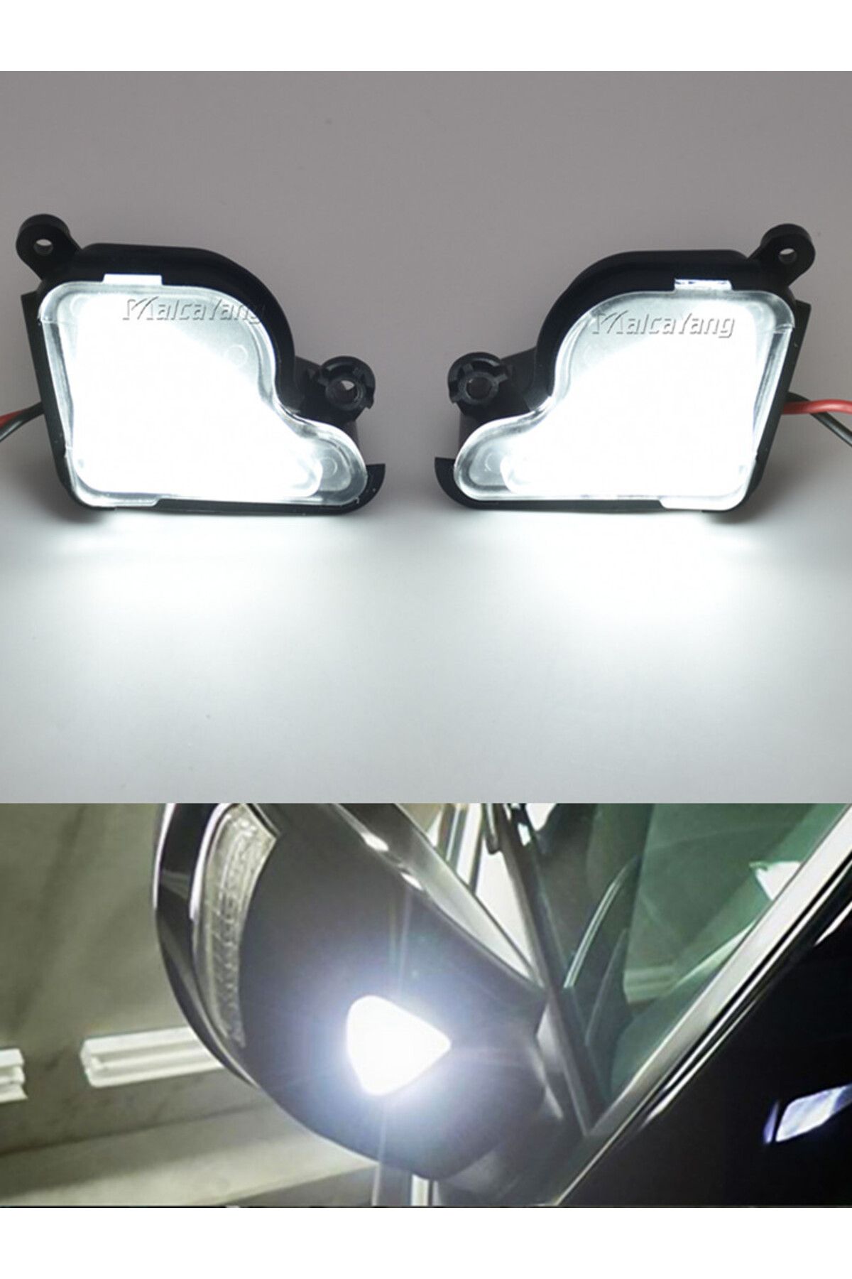 Choice-2 قطعة مصابيح LED جانبية للمرآة البركة Canbus بدون خطأ أبيض لسكودا سوبيرب Mk2 أوكتافيا Mk2 Mk3 1z ... 8