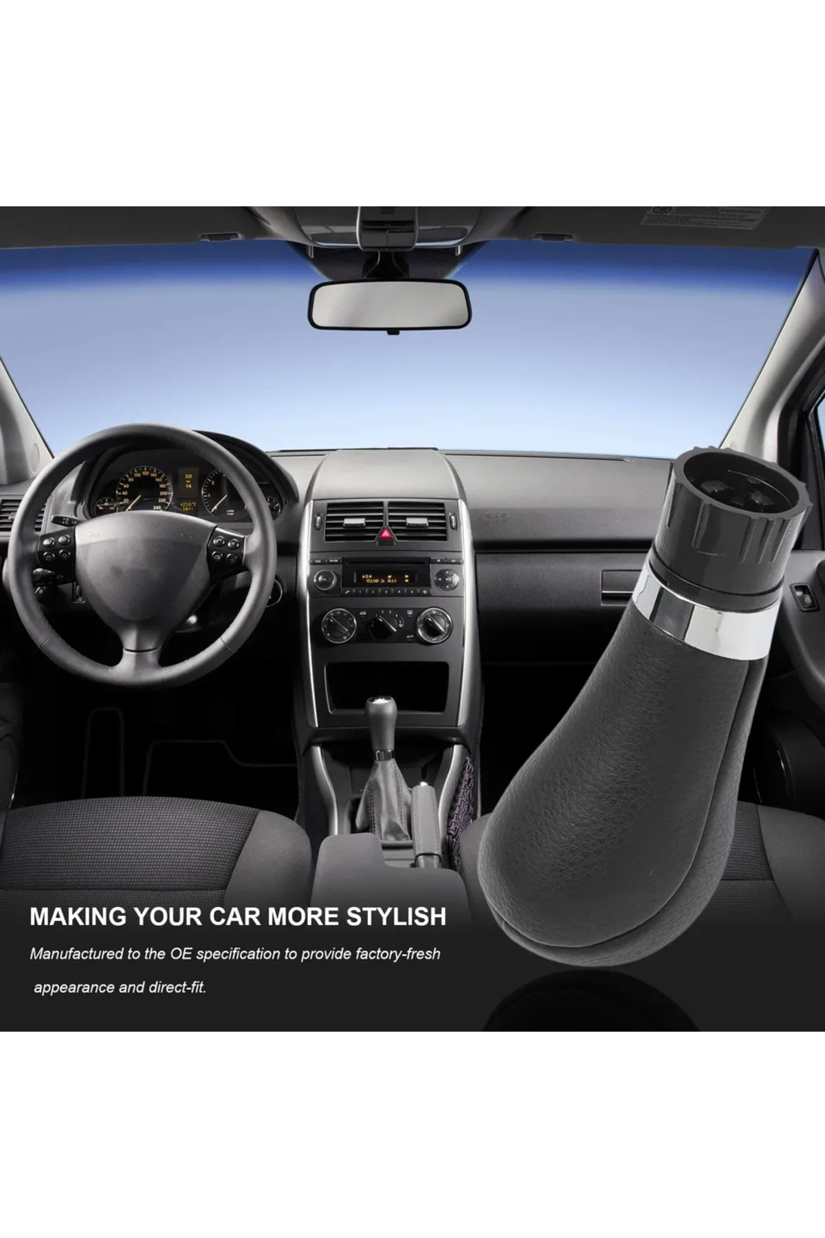 Choice-6 Speed Manual 14.5mm Car Gear Shift Knob Shifter Lever for Mercedes Benz Classe A W169 5