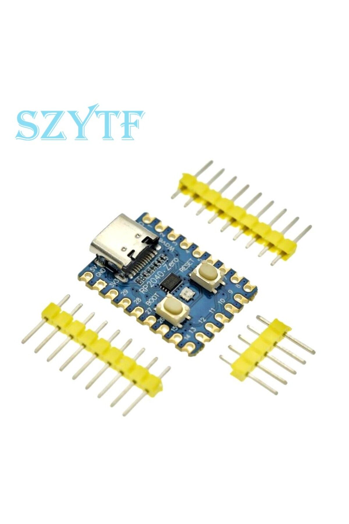 Choice-Light Green Rp2040-zero Rp2040 For Raspberry Pi Microcontroller Pico Development Board Module Dual-c 1