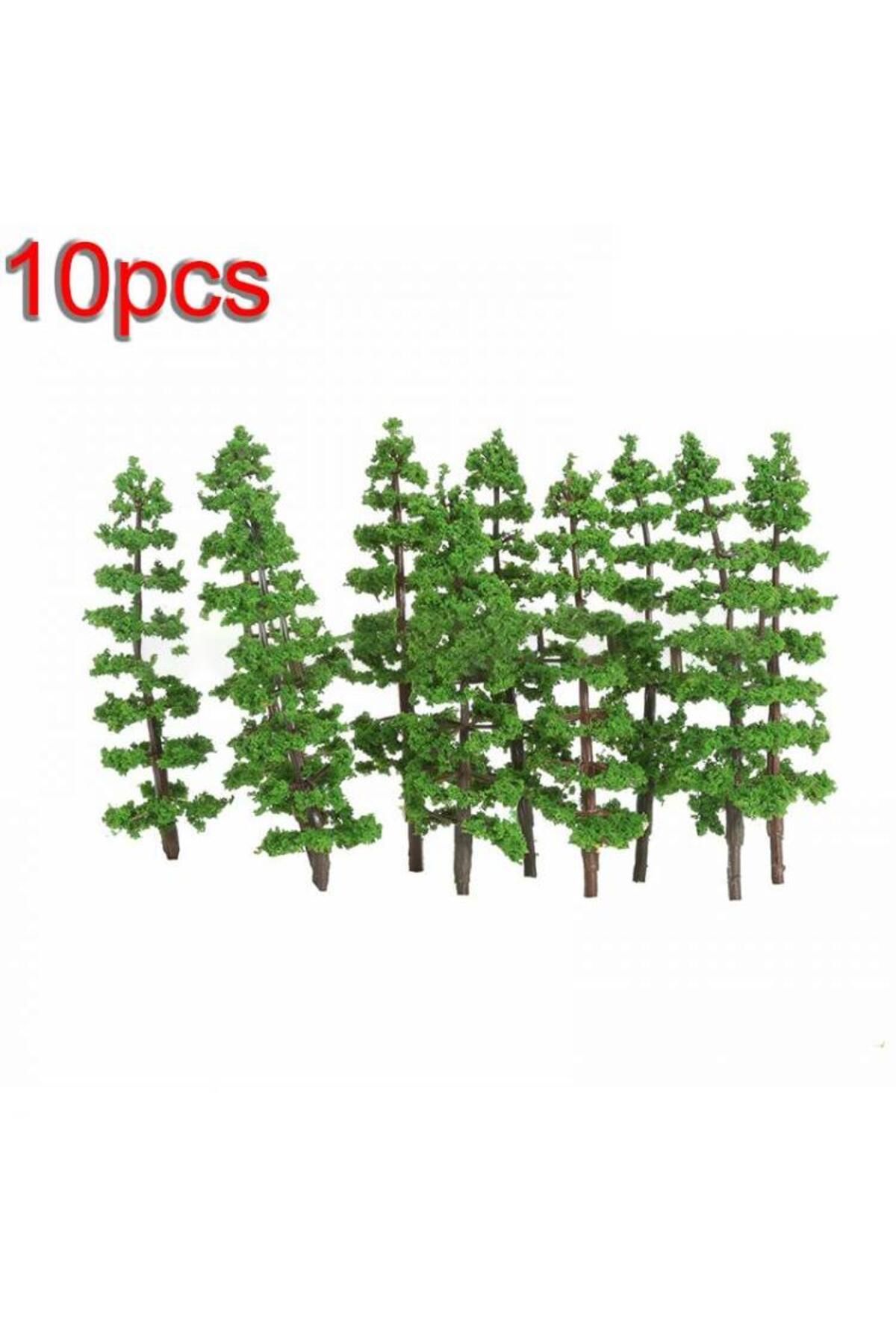 Choice-Model Trees Create An Ideal Train Railway Scenic Layout With 10 Pack Pine Trees Model High Simula... 7