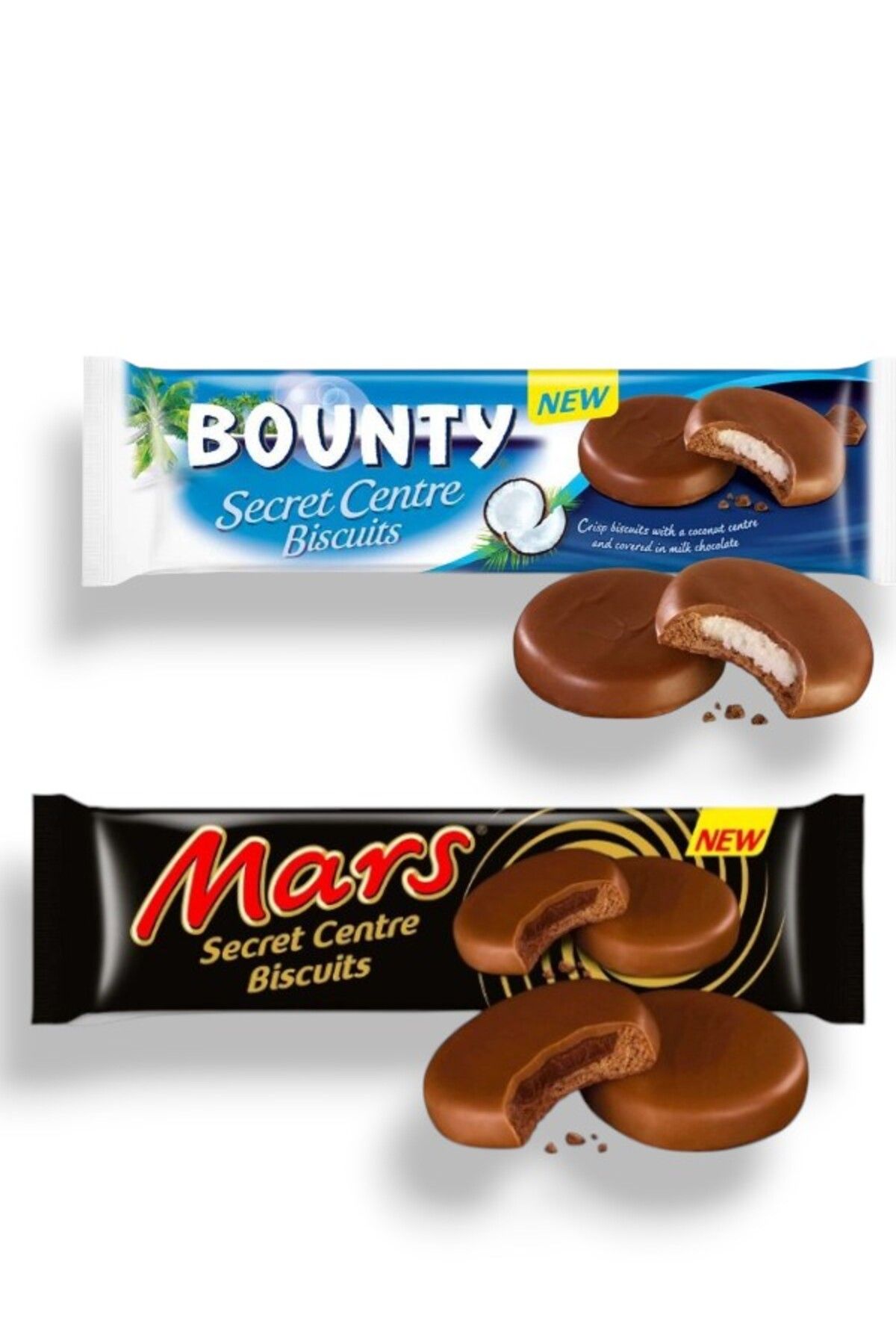 Bounty Mars Bounty Secret Centre Biscuits 132 Gr x 2 Adet Avantaj Paketi