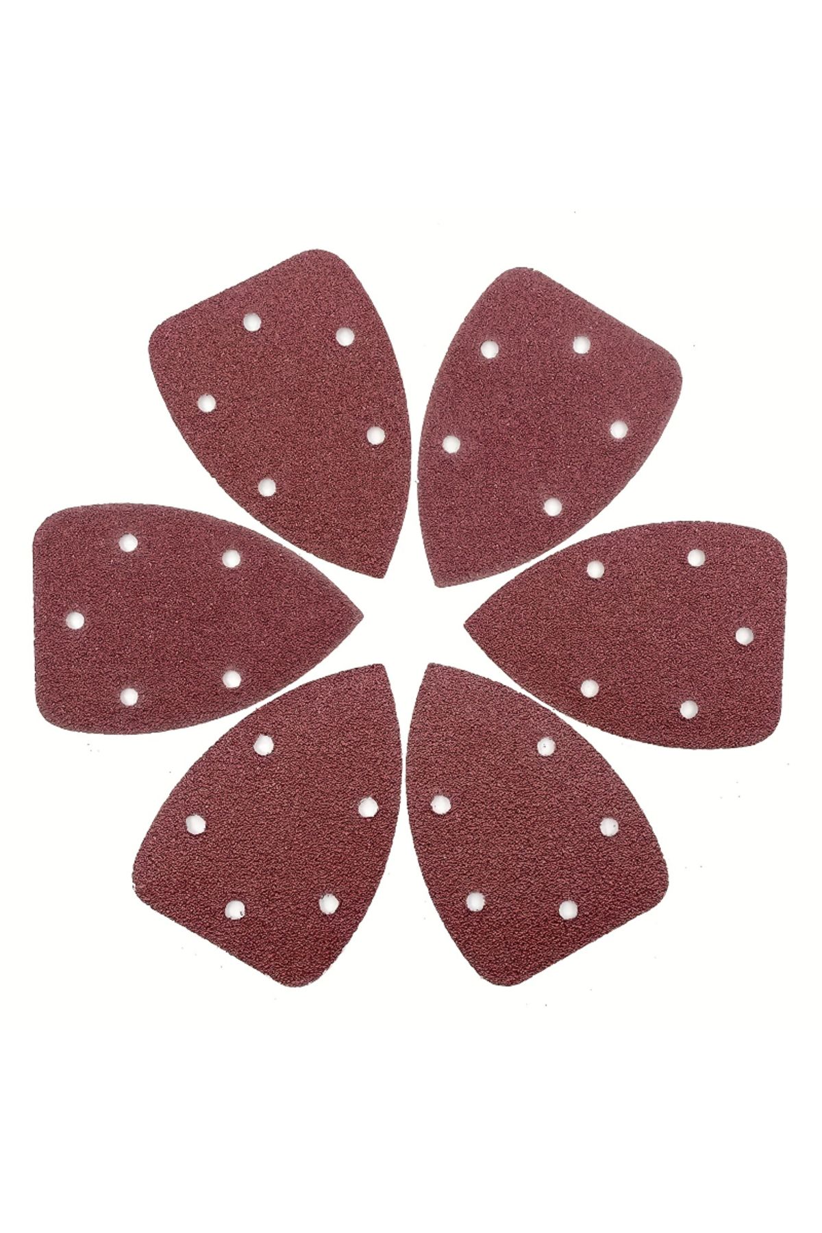 Choice-Mix Grits 50pcs/set Detail Sander Sandpaper Mouse Sanding Pads 5 Holes Hook And Loop Sanding Sheets 1
