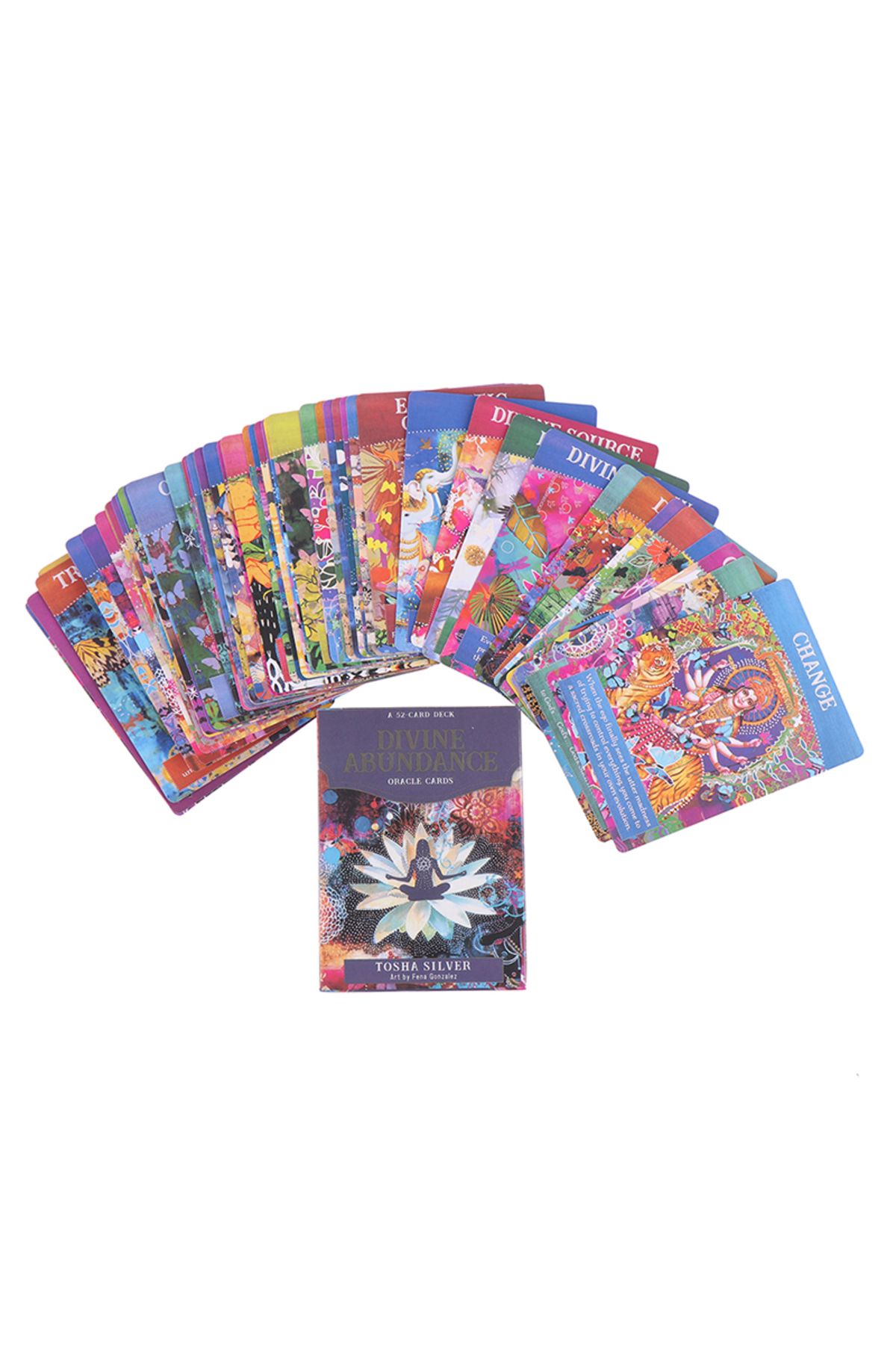 Choice-Divine Abundance Oracle Deck English Explanation Oracle Tarot Card For Divination Fate Beginners ... 6